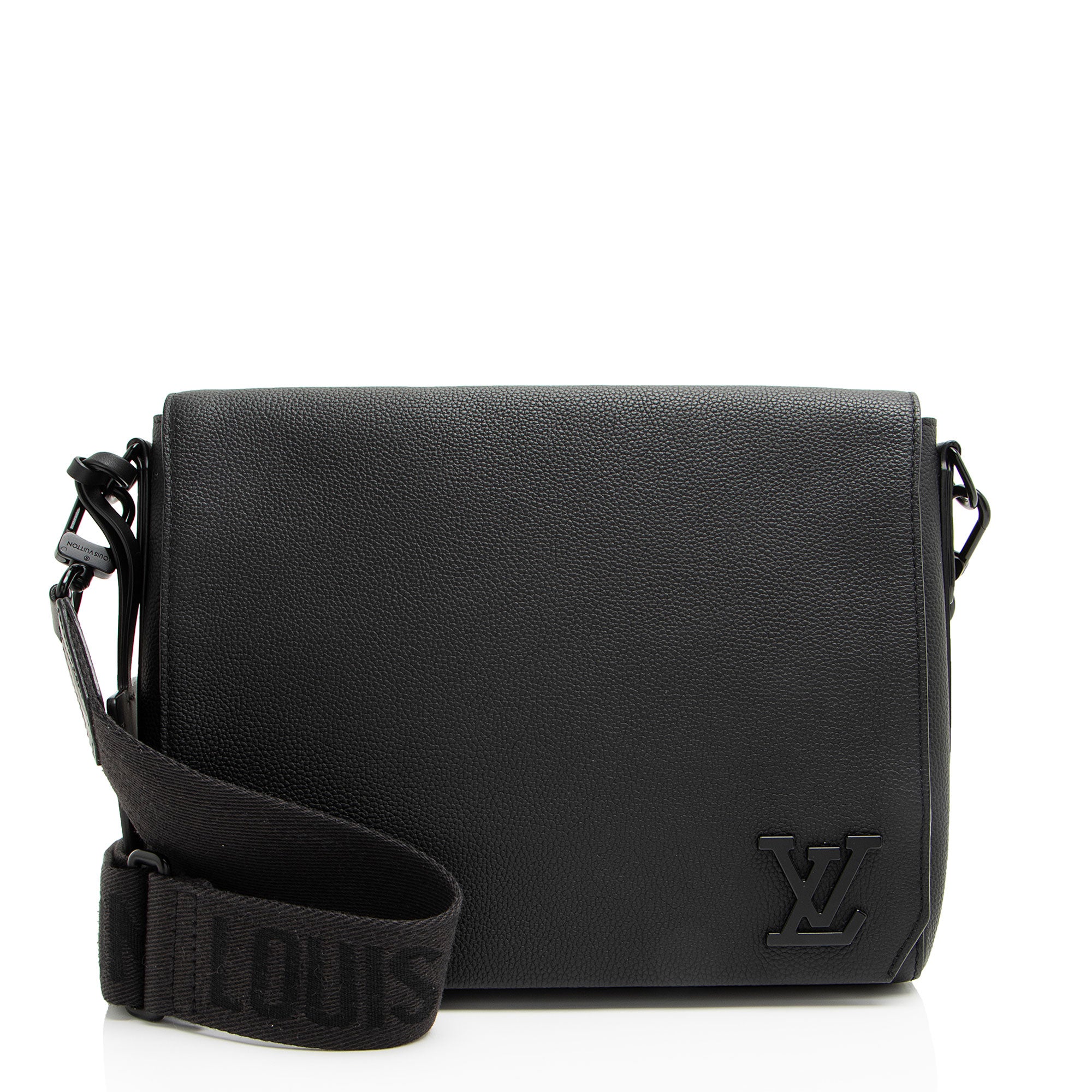 Louis Vuitton Calfskin Aerogram Takeoff Messenger