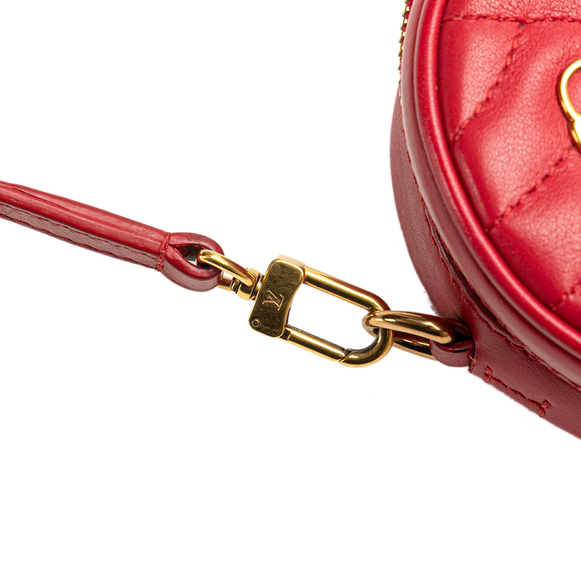 Louis Vuitton Calfskin Embellished New Wave Love Lock Crossbody
