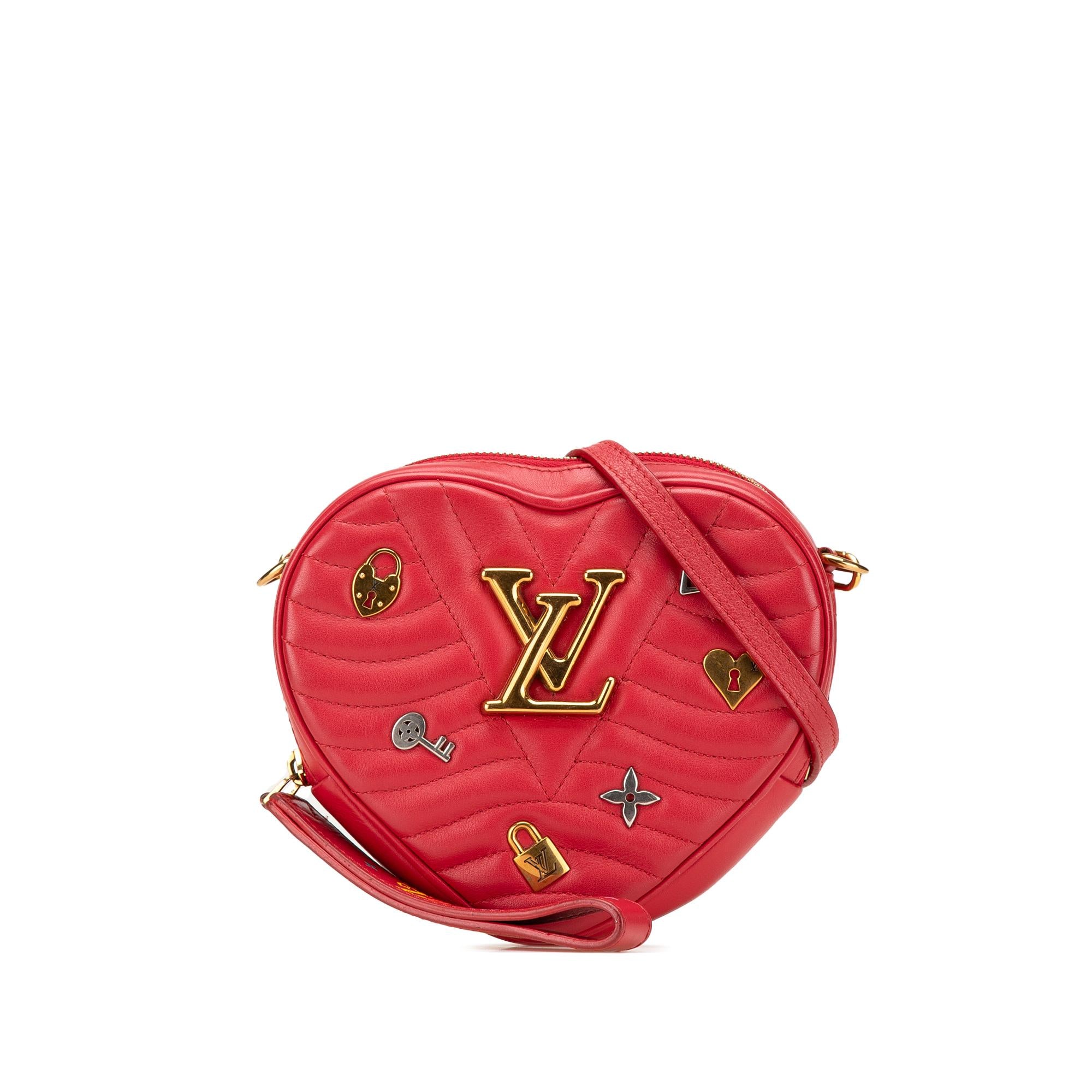 Louis Vuitton Calfskin Embellished New Wave Love Lock Crossbody