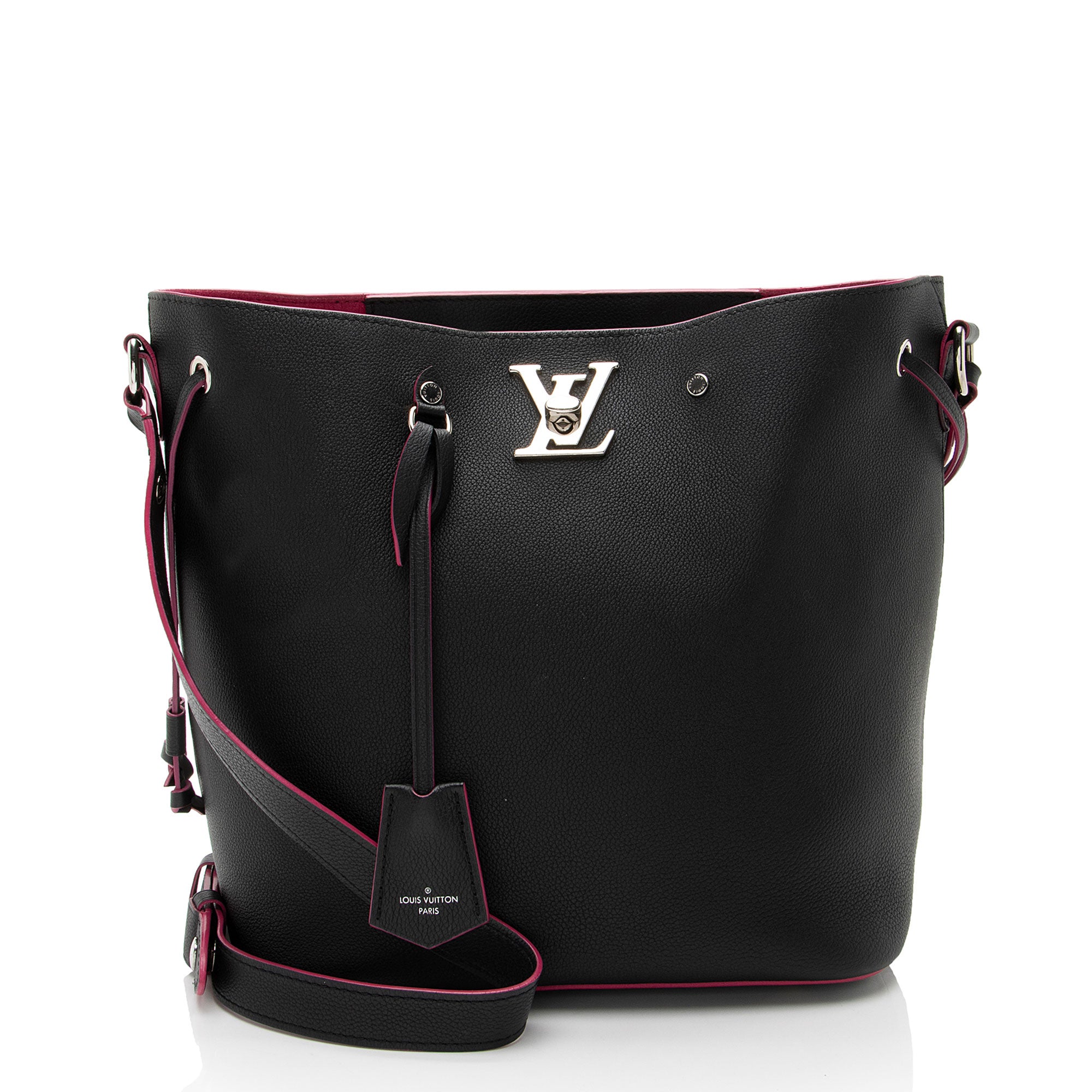 Louis Vuitton Calfskin Lockme Bucket Bag