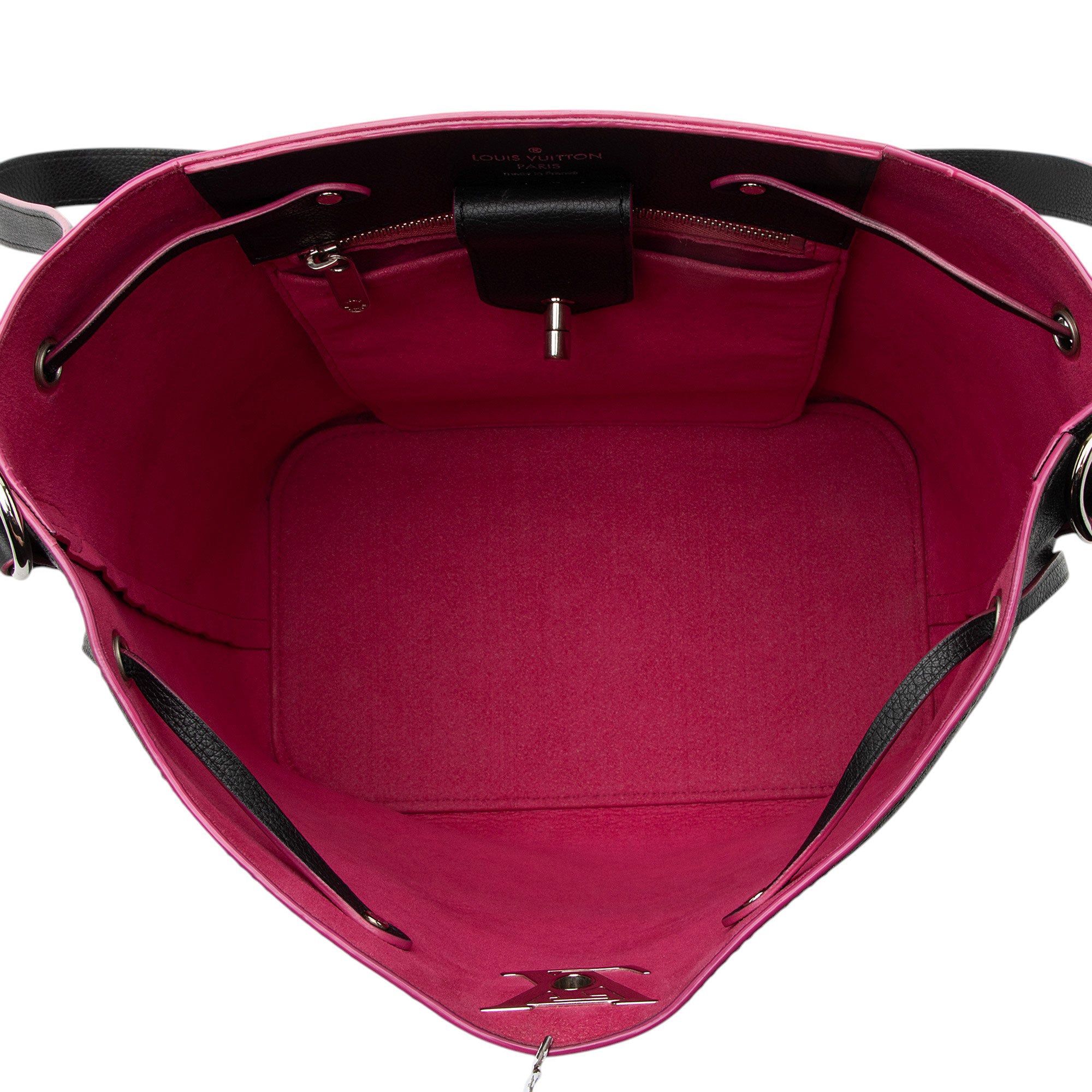 Louis Vuitton Calfskin Lockme Bucket Bag