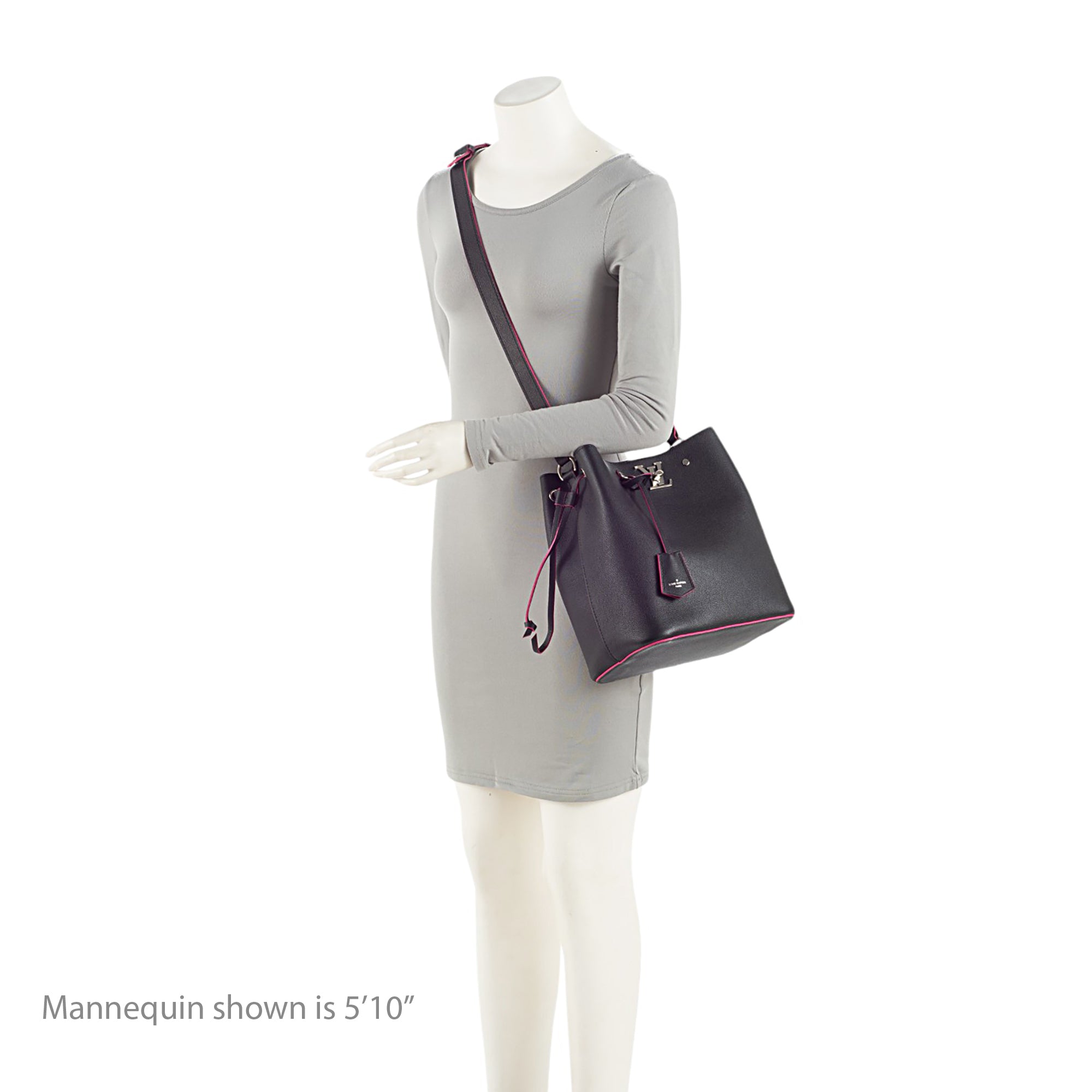 Louis Vuitton Calfskin Lockme Bucket Bag