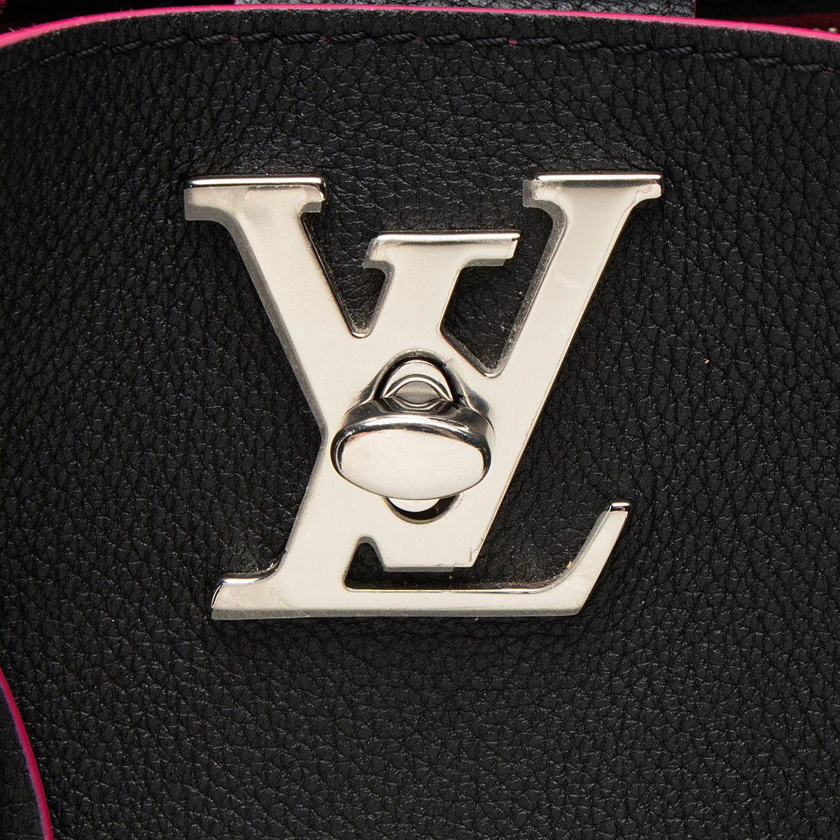 Louis Vuitton Calfskin Lockme Bucket Bag