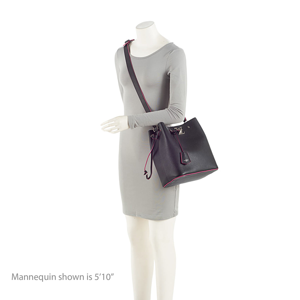 Louis Vuitton Calfskin Lockme Bucket Bag
