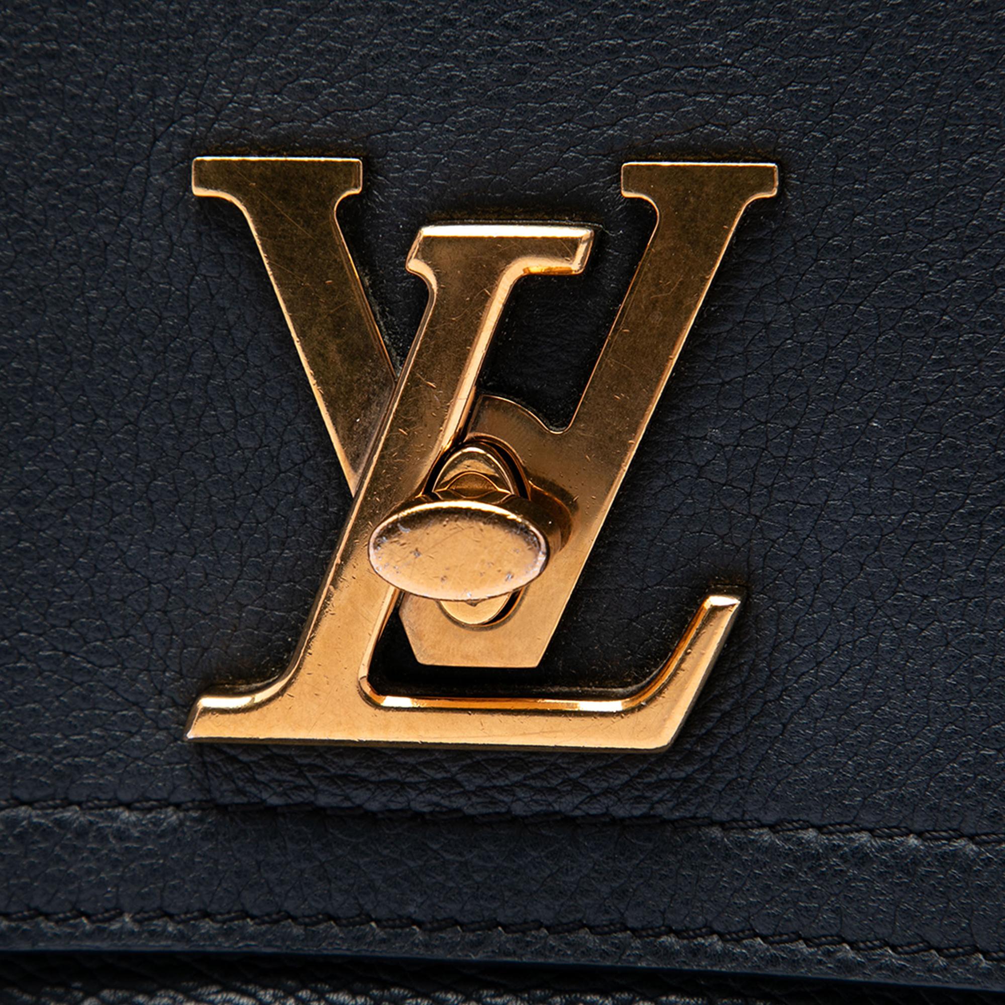 Louis Vuitton Calfskin Lockme Chain Shoulder Bag
