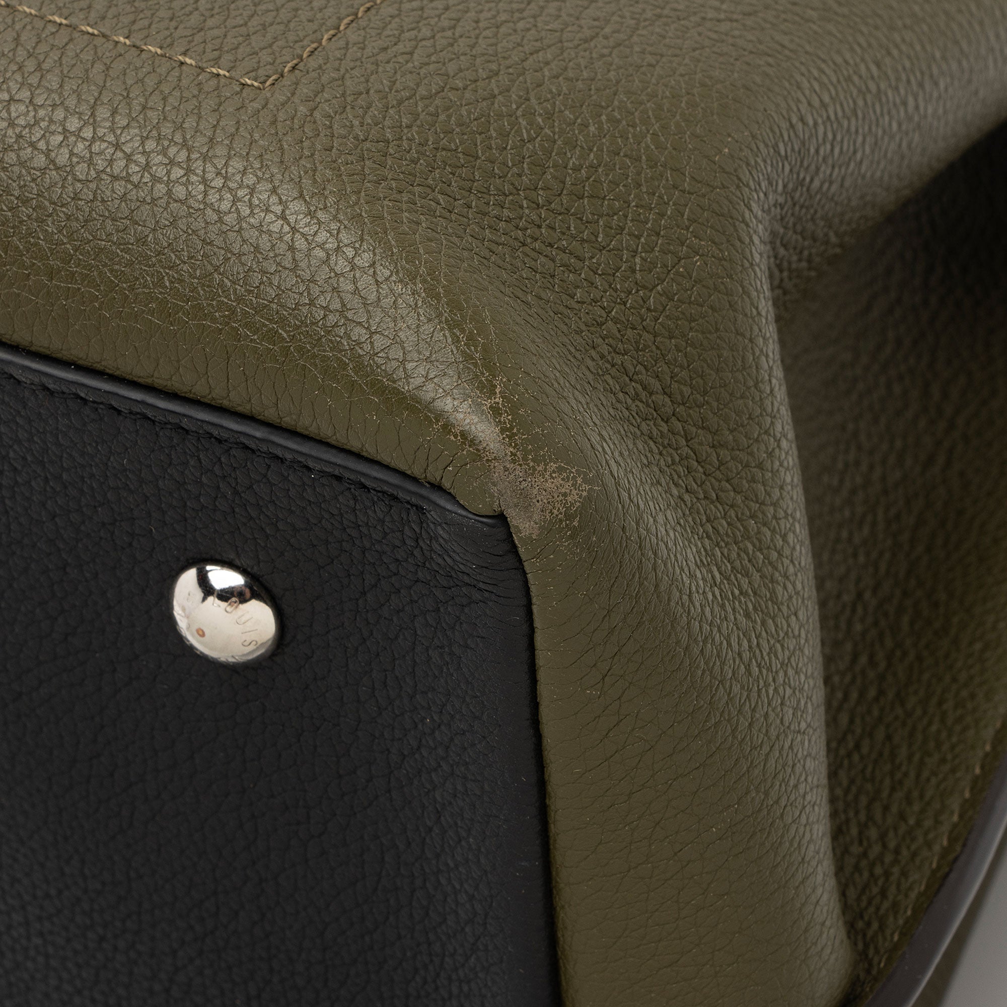 Louis Vuitton Calfskin Lockme Day Tote (SHF-4AIww8)