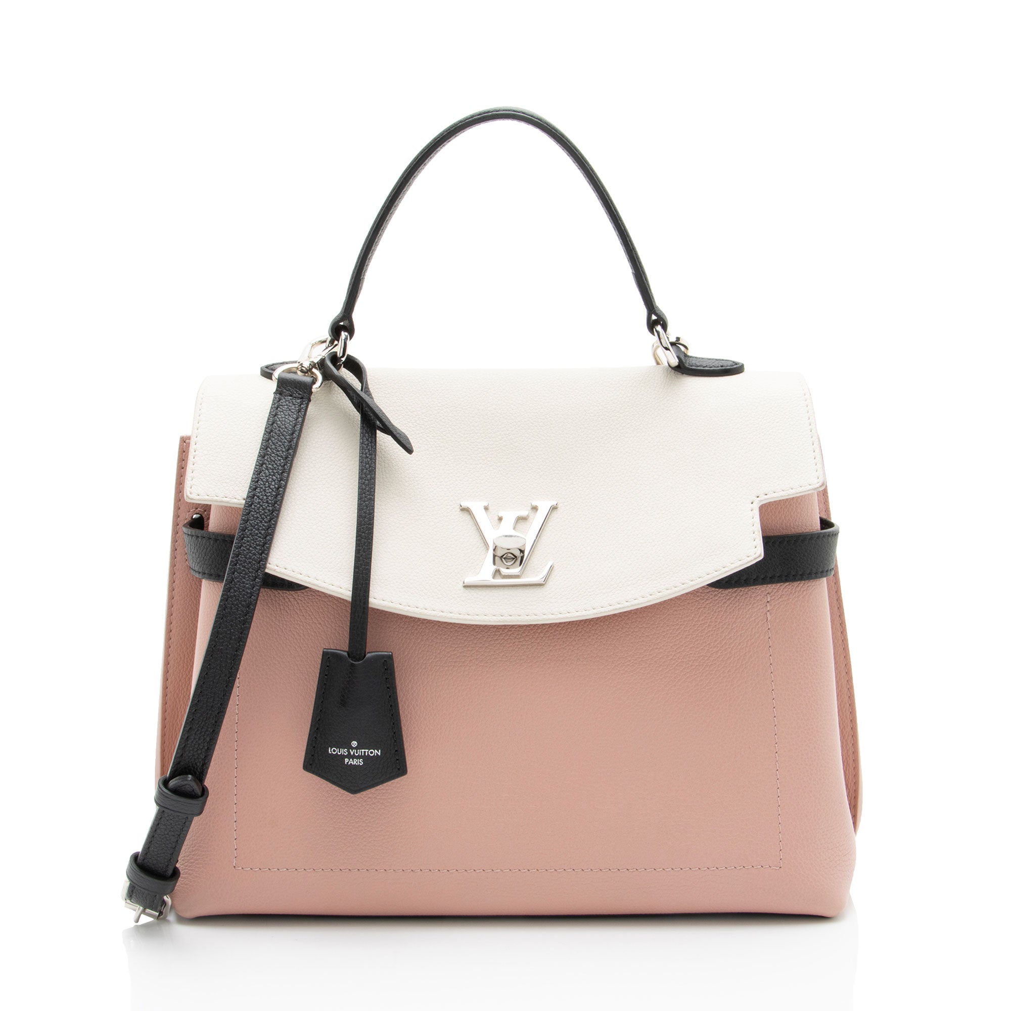 Louis Vuitton Calfskin Lockme Ever MM Top Handle