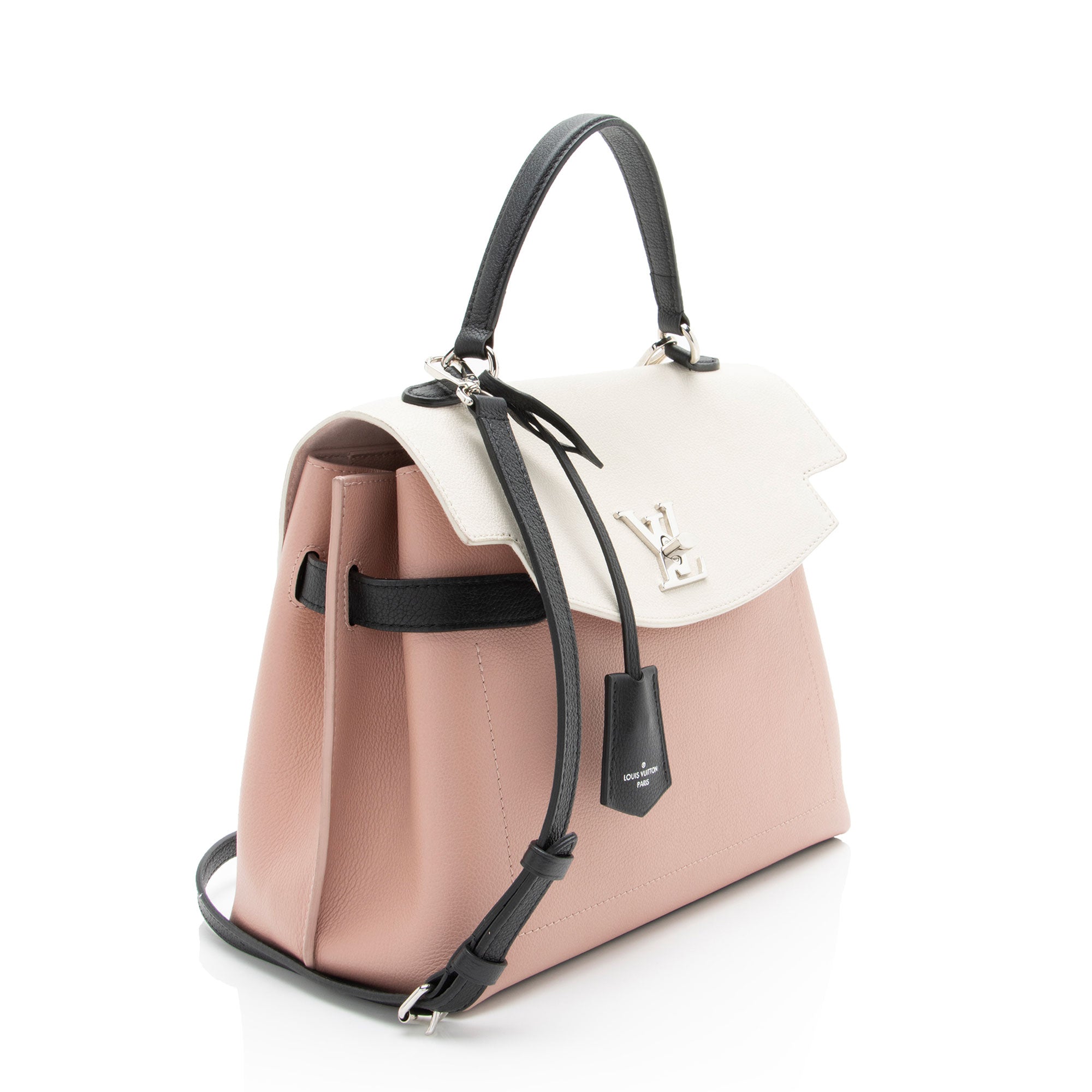 Louis Vuitton Calfskin Lockme Ever MM Top Handle