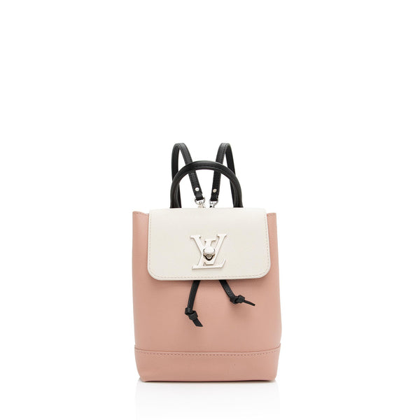Louis Vuitton Calfskin Lockme Mini Backpack (SHF-DAQw7D)