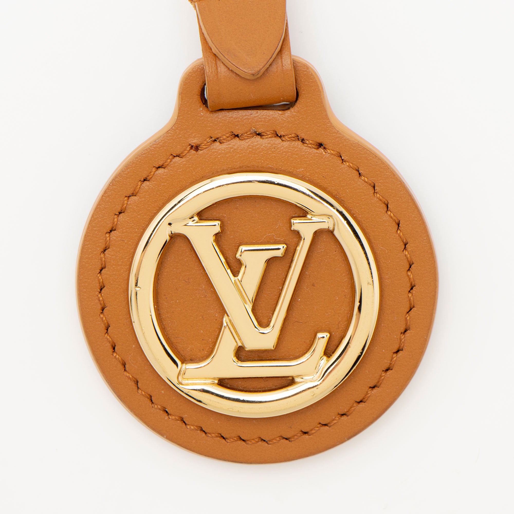 Louis Vuitton Calfskin Monogram Canvas Key Chain
