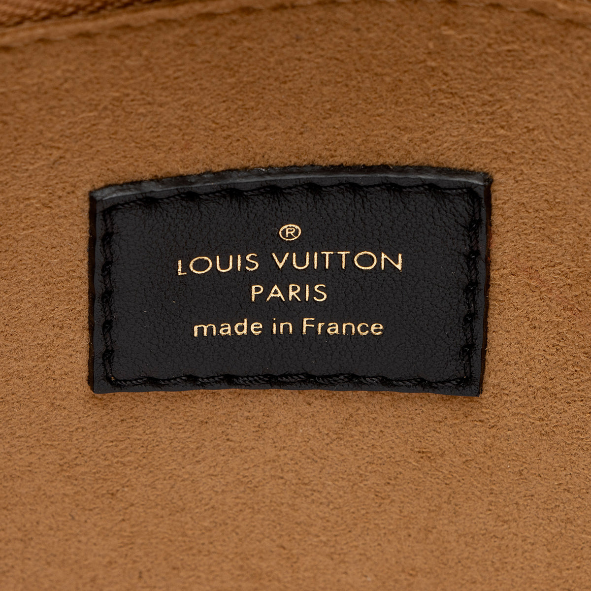 Louis Vuitton Calfskin Monogram Canvas On My Side MM Tote