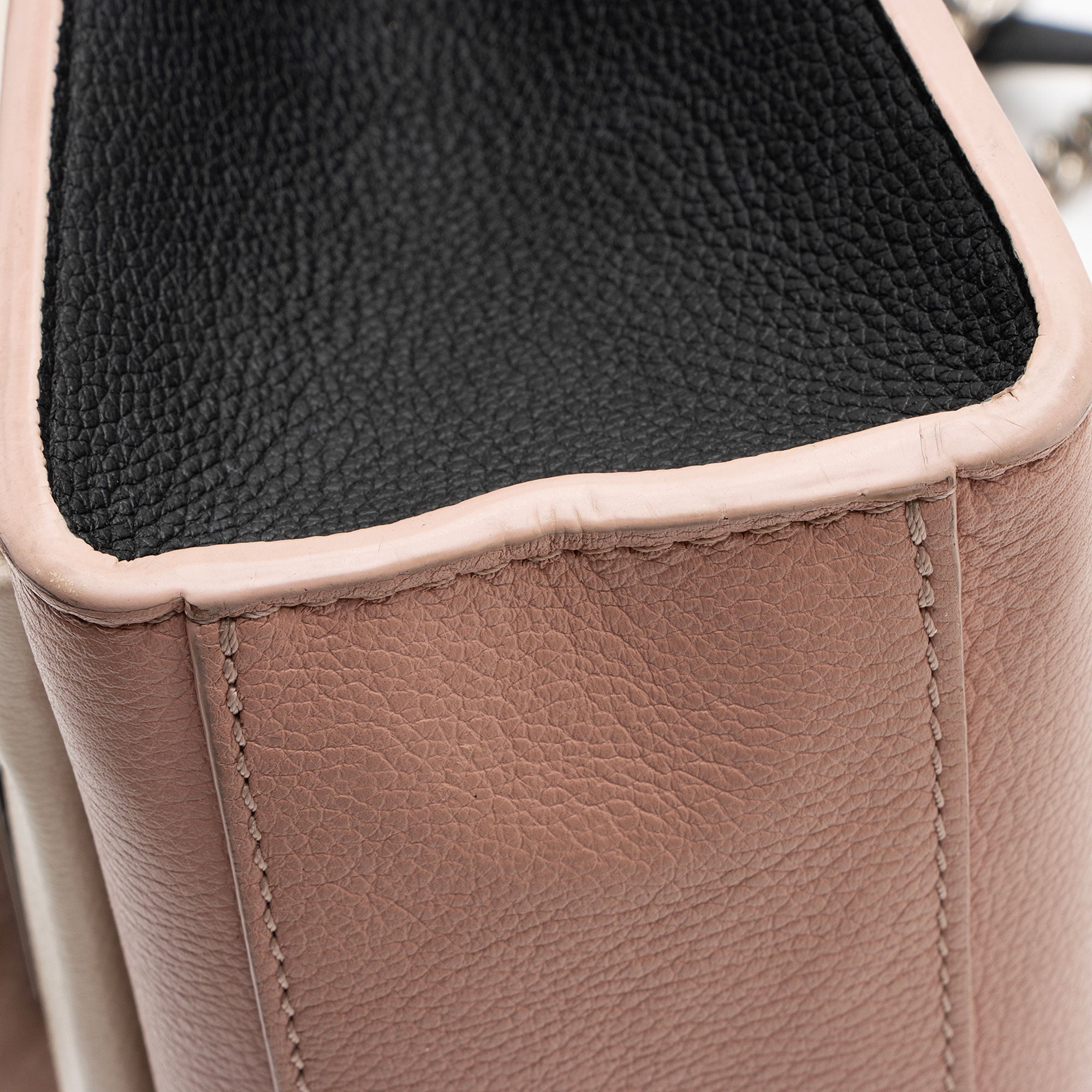 Louis Vuitton Calfskin Mylockme BB Shoulder Bag (SHF-6nJba1)