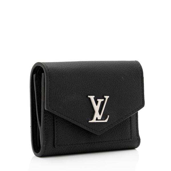 Louis Vuitton - lockMini Wallet - Leather - Black - Women - Luxury