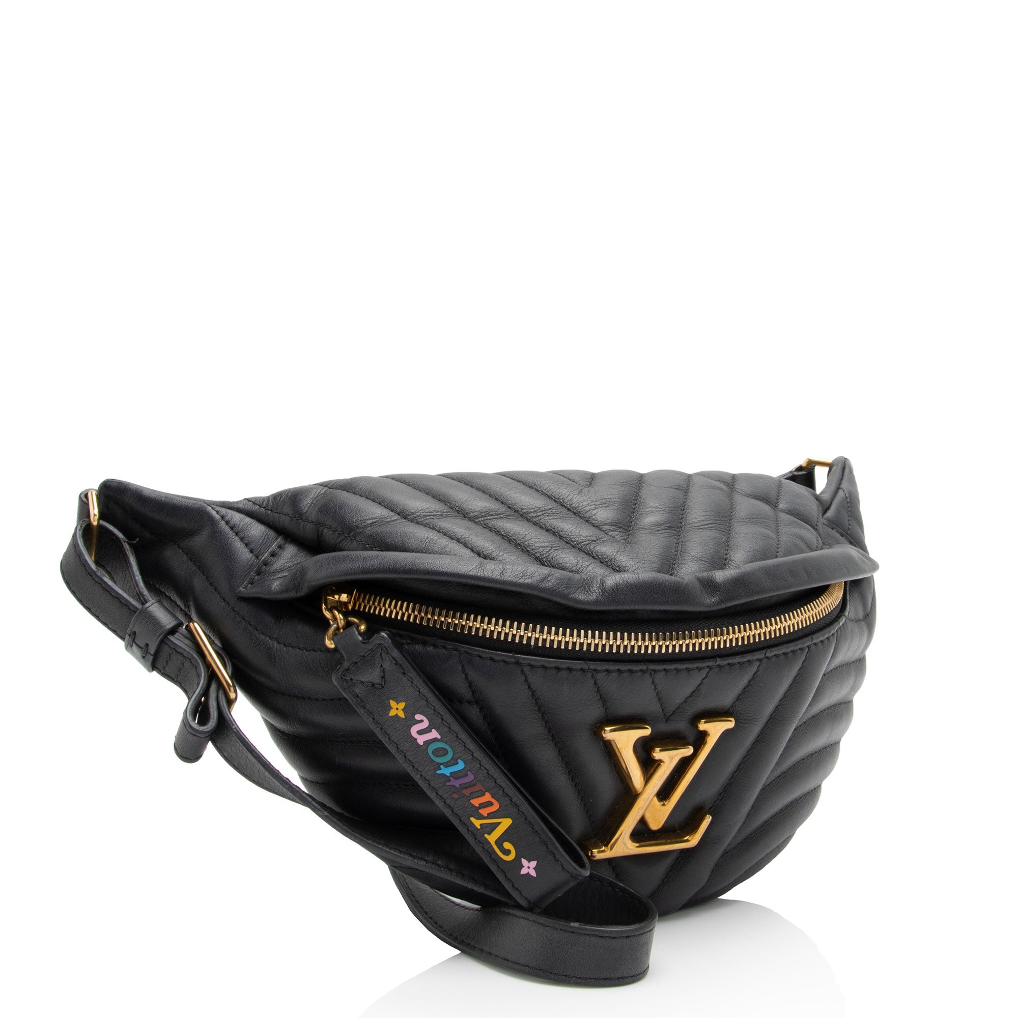 Louis Vuitton Calfskin New Wave Bumbag (SHF-X9NvBU)