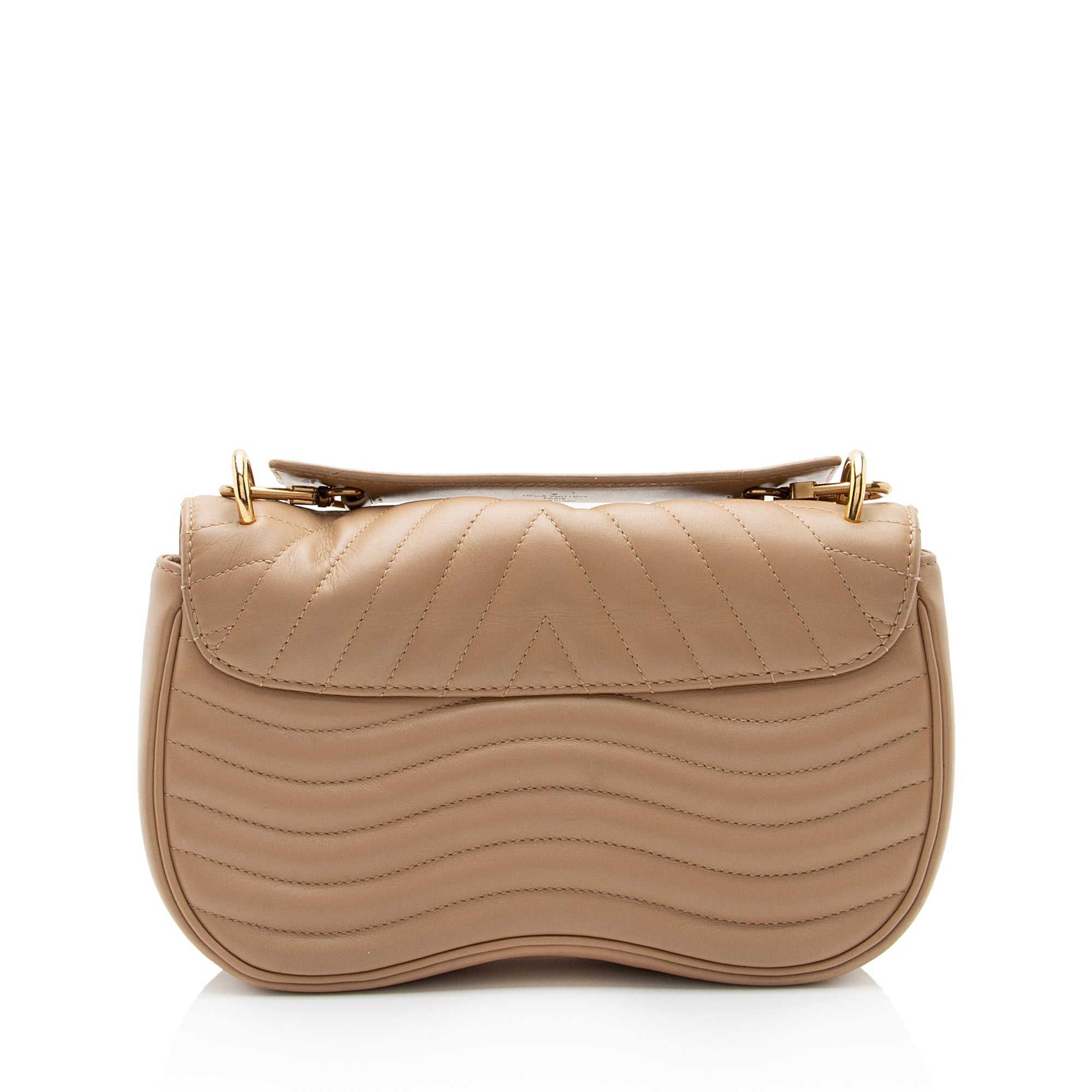 Louis Vuitton Calfskin New Wave Chain MM Shoulder Bag - FINAL SALE (SHF-BC4Bgk)