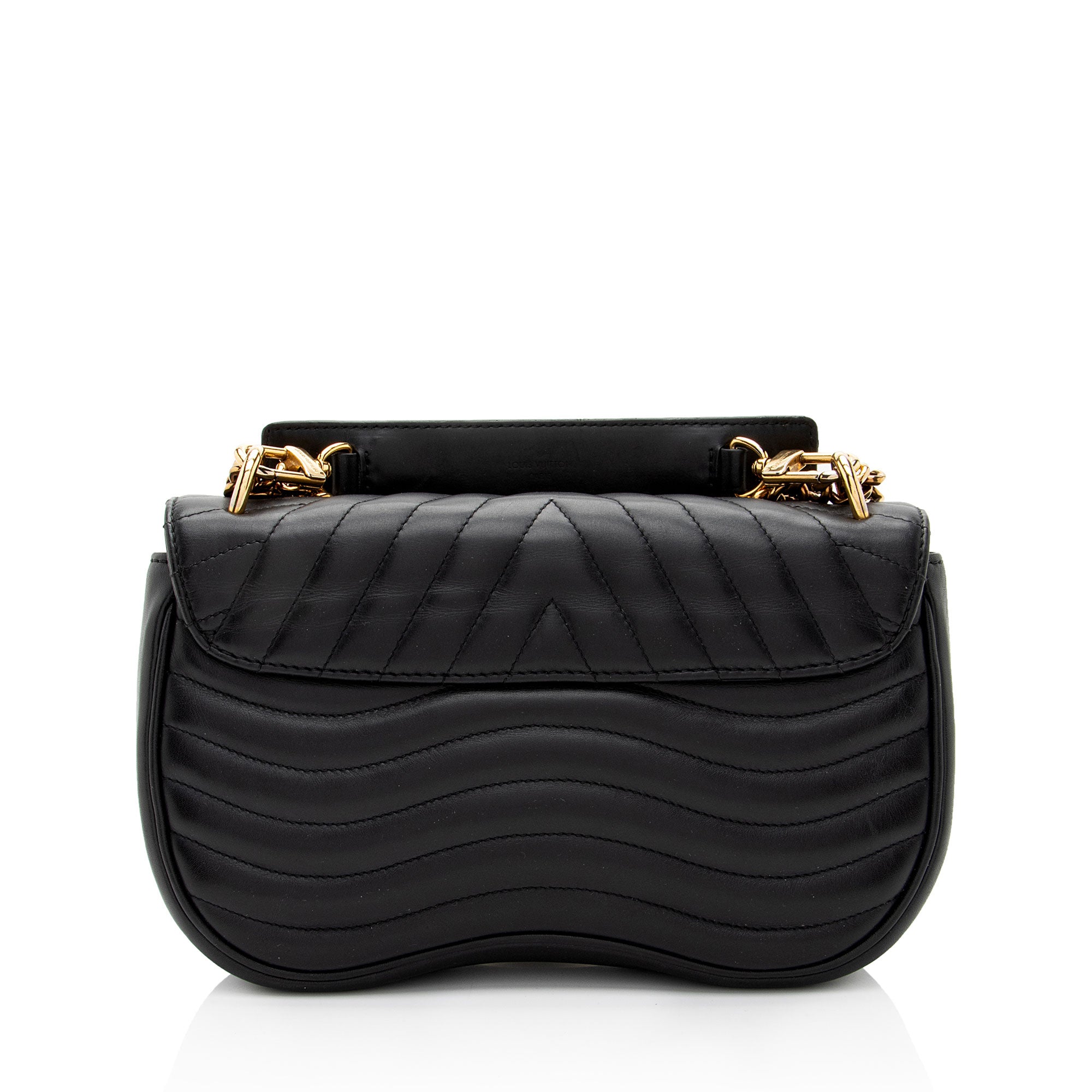 Louis Vuitton Calfskin New Wave Chain MM Shoulder Bag