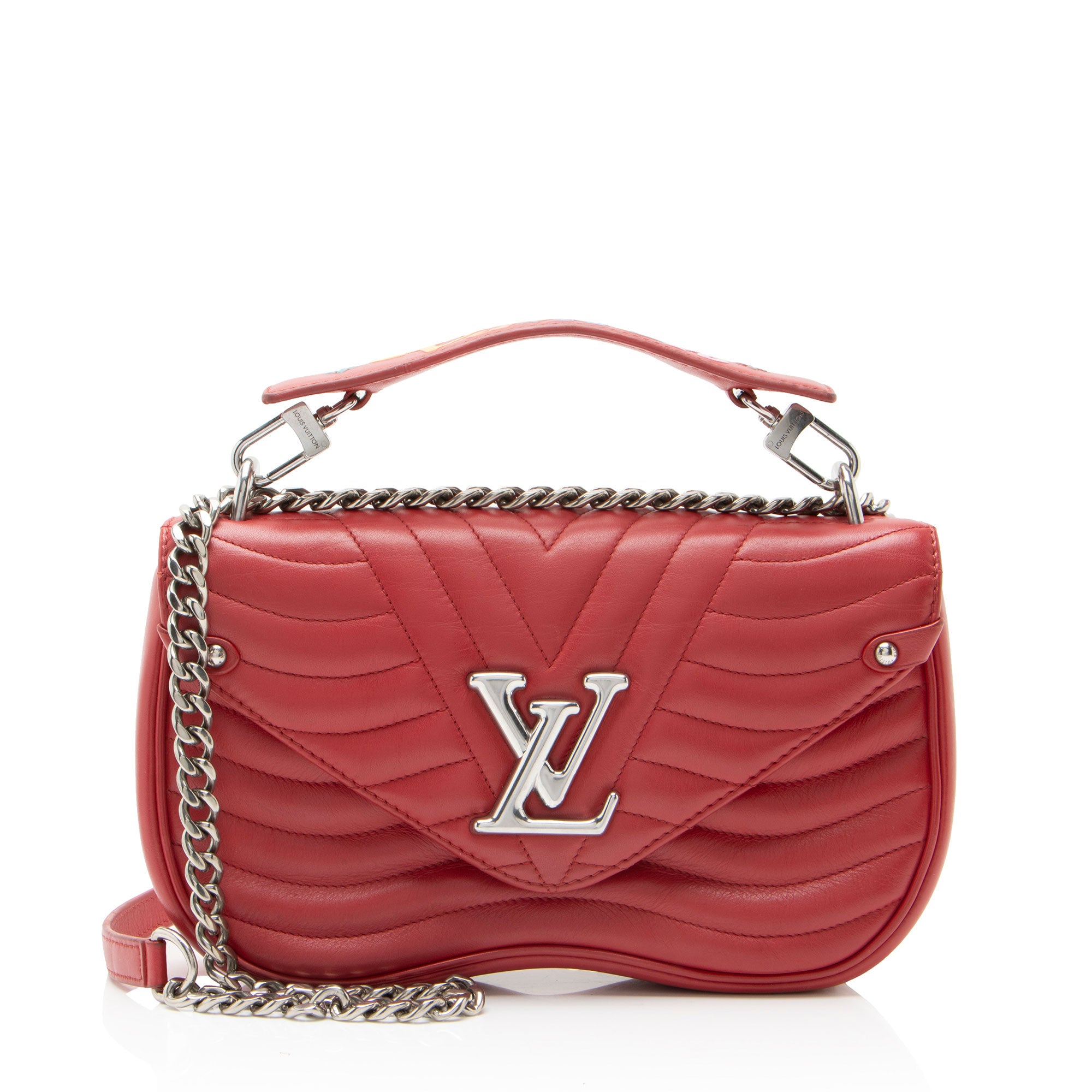 Louis Vuitton Calfskin New Wave Chain MM Shoulder Bag