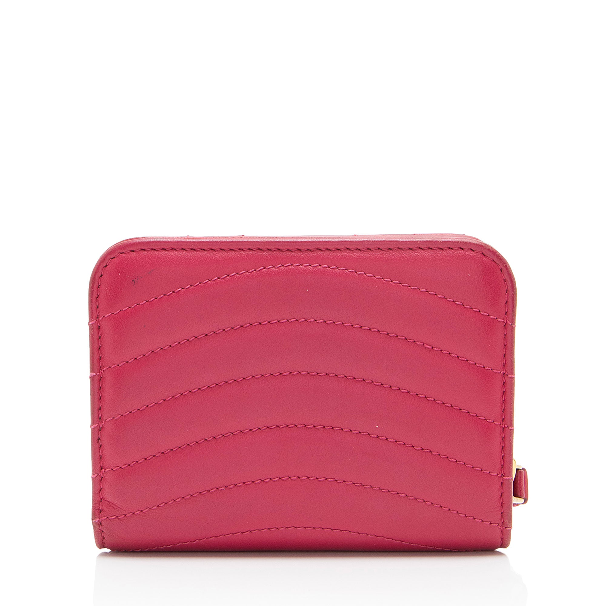 Louis Vuitton Calfskin New Wave Compact Zip Wallet