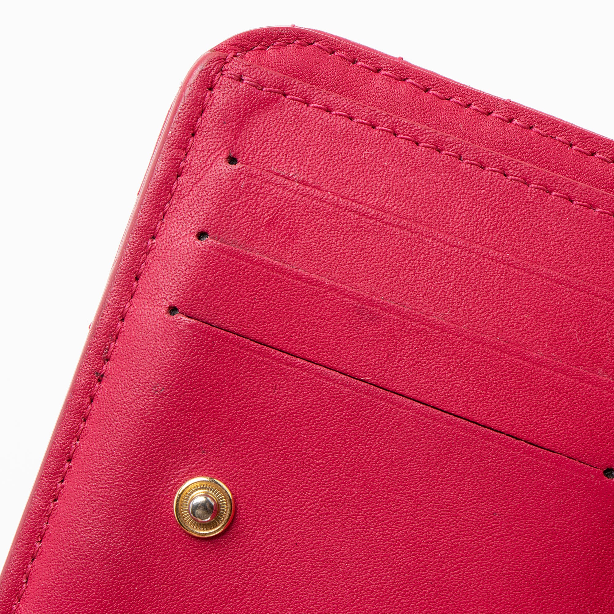 Louis Vuitton Calfskin New Wave Compact Zip Wallet