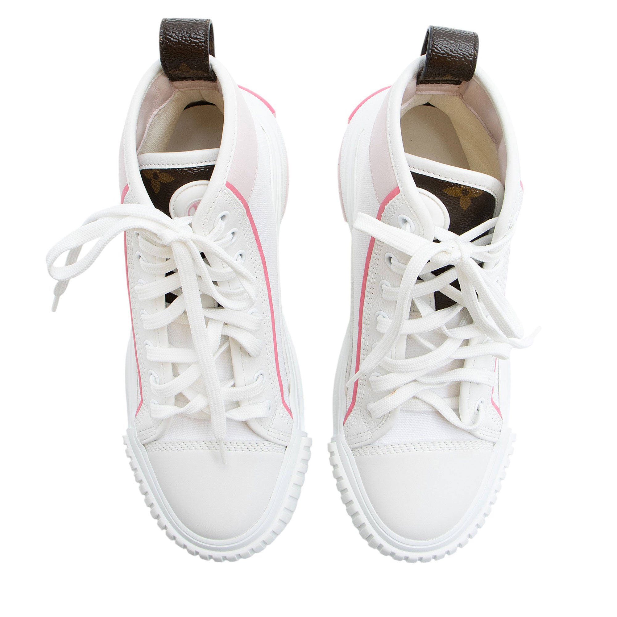 Louis Vuitton Canvas LV Squad Sneakers - Size 6 / 36 (SHF-nN76Xh)