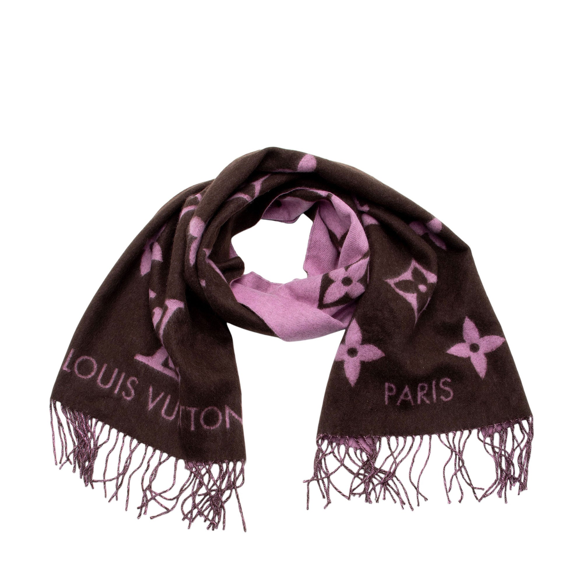 Louis Vuitton Cashmere Reykjavik Monogram Scarf