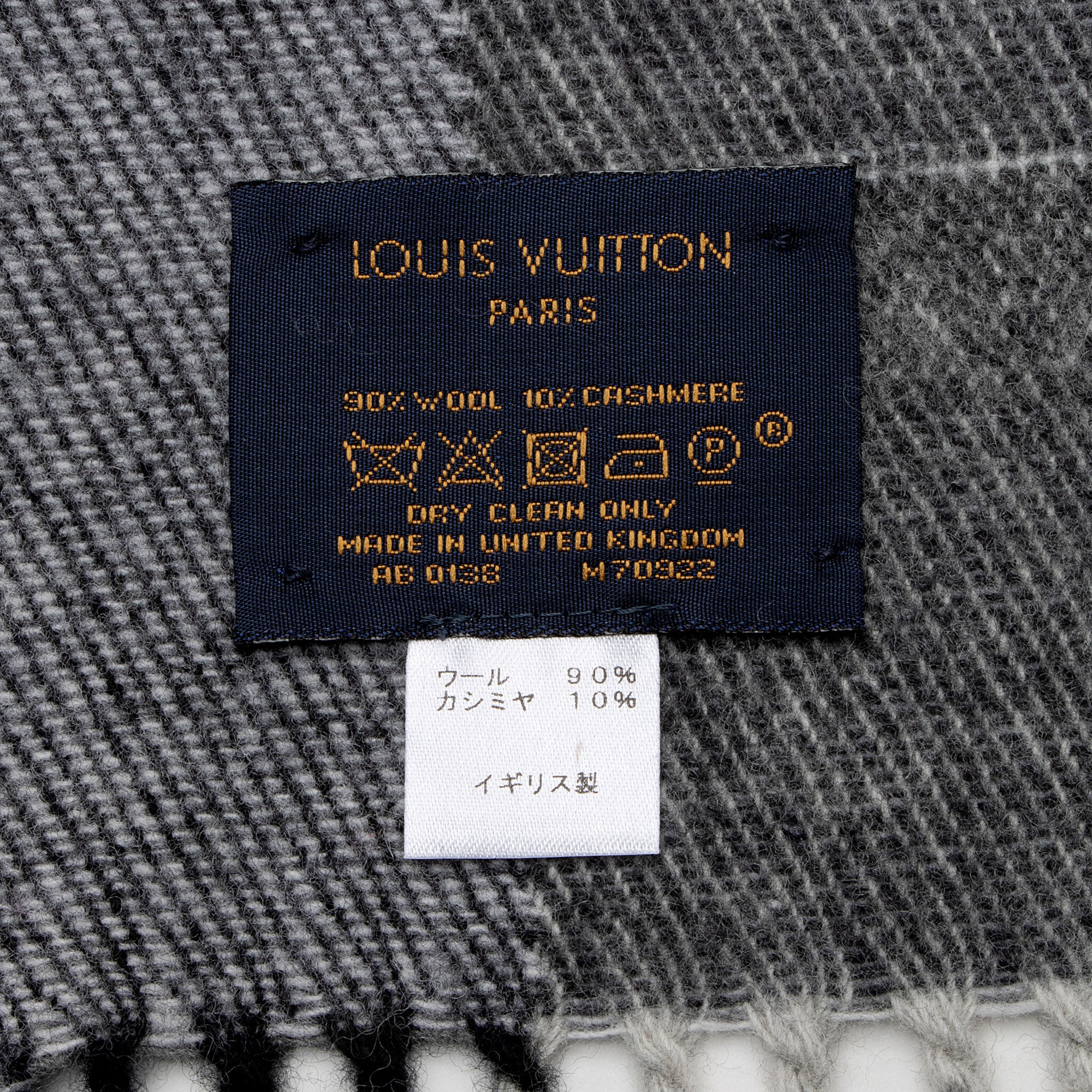 Louis Vuitton Cashmere Wool Blend Horizon Scarf