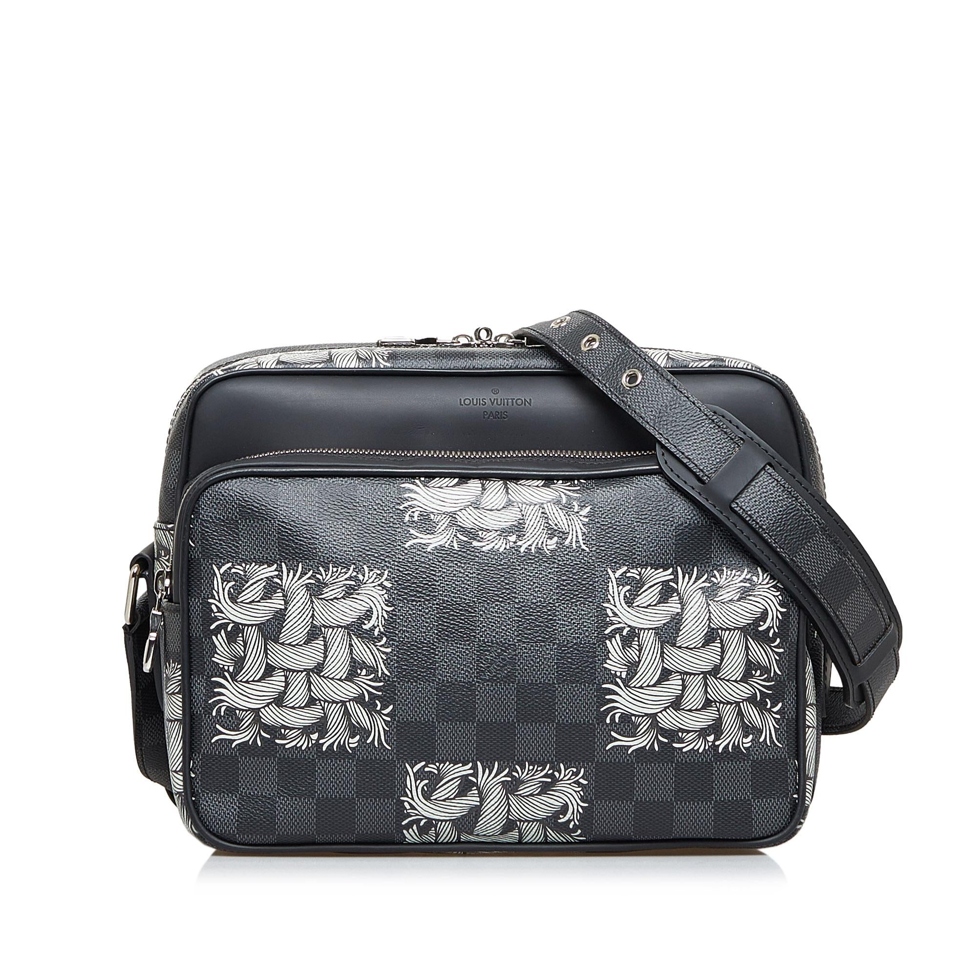 christopher nemeth louis vuitton backpack Louis Vuitton Christopher Nemeth Damier Graphite Nil PM (SHG-NtV8pY)
