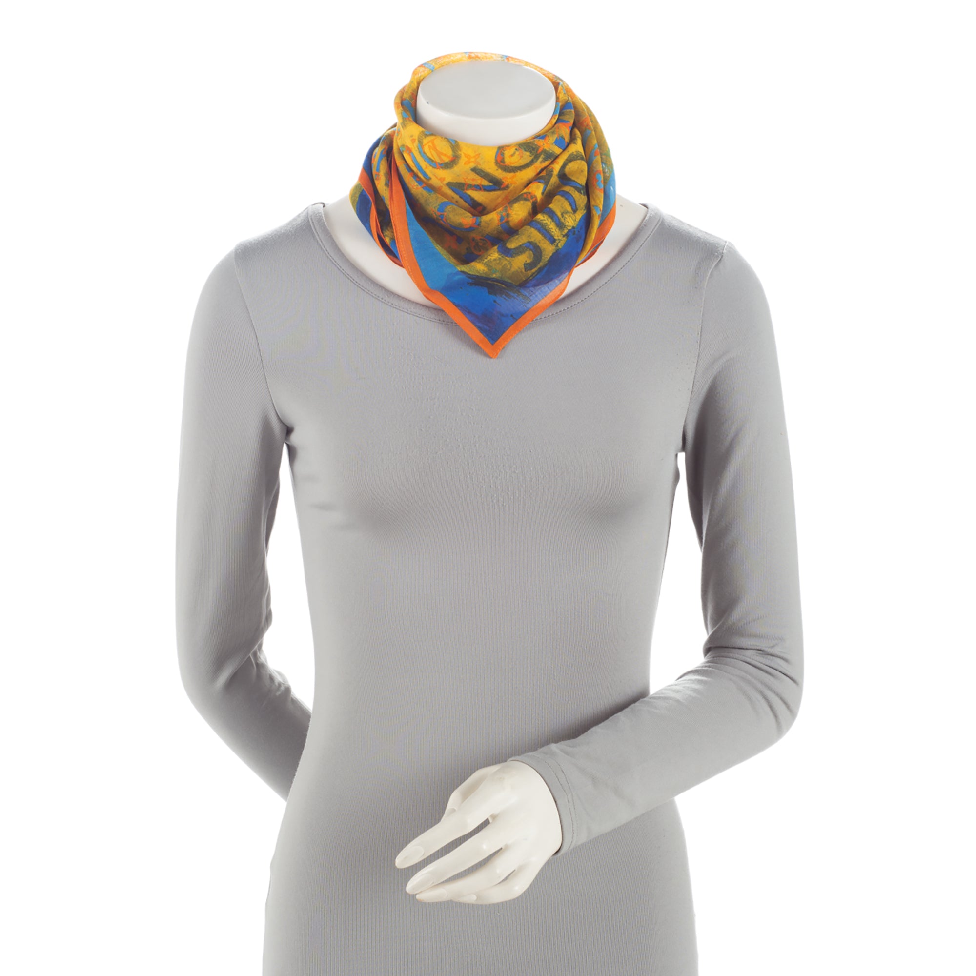 Louis Vuitton x Richard Prince Cotton Pulp Bandana Scarf (SHF-W38vv9)