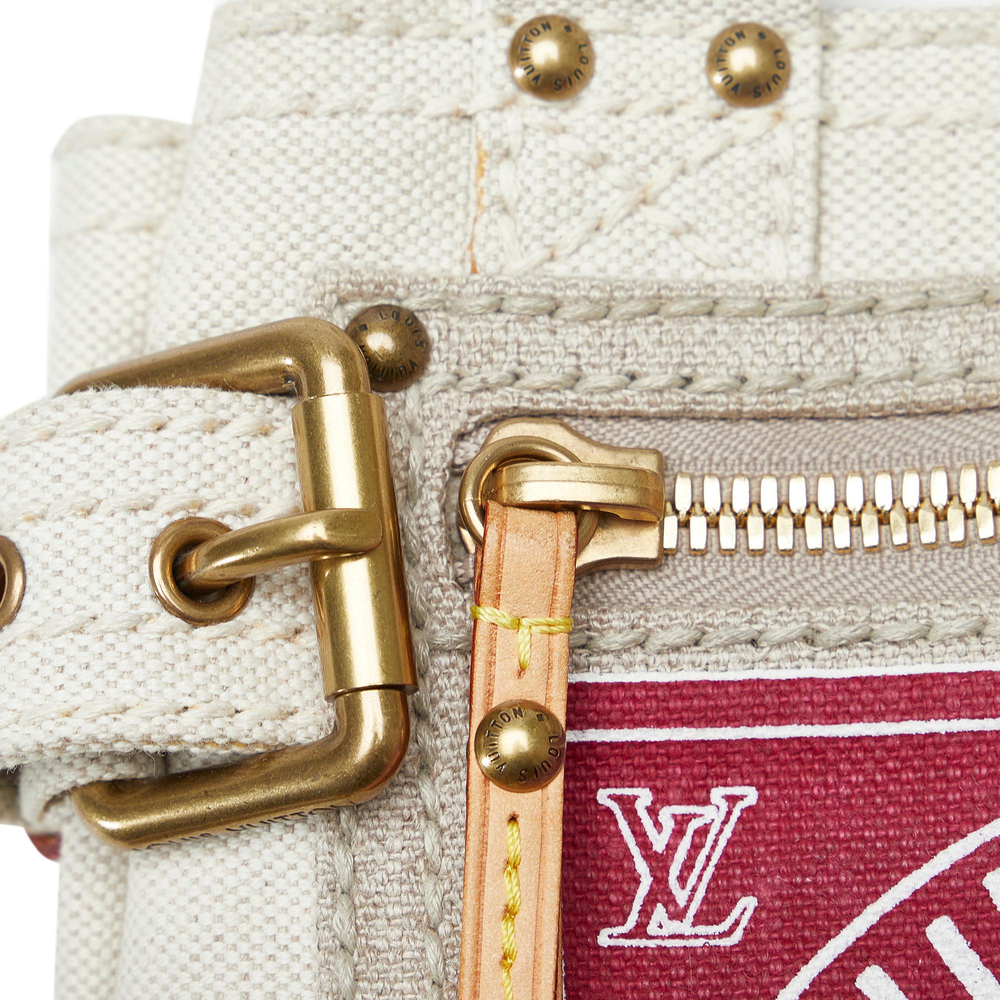 Louis Vuitton Cruise Line Globe Shopper Tote PM (SHG-9ErW42)