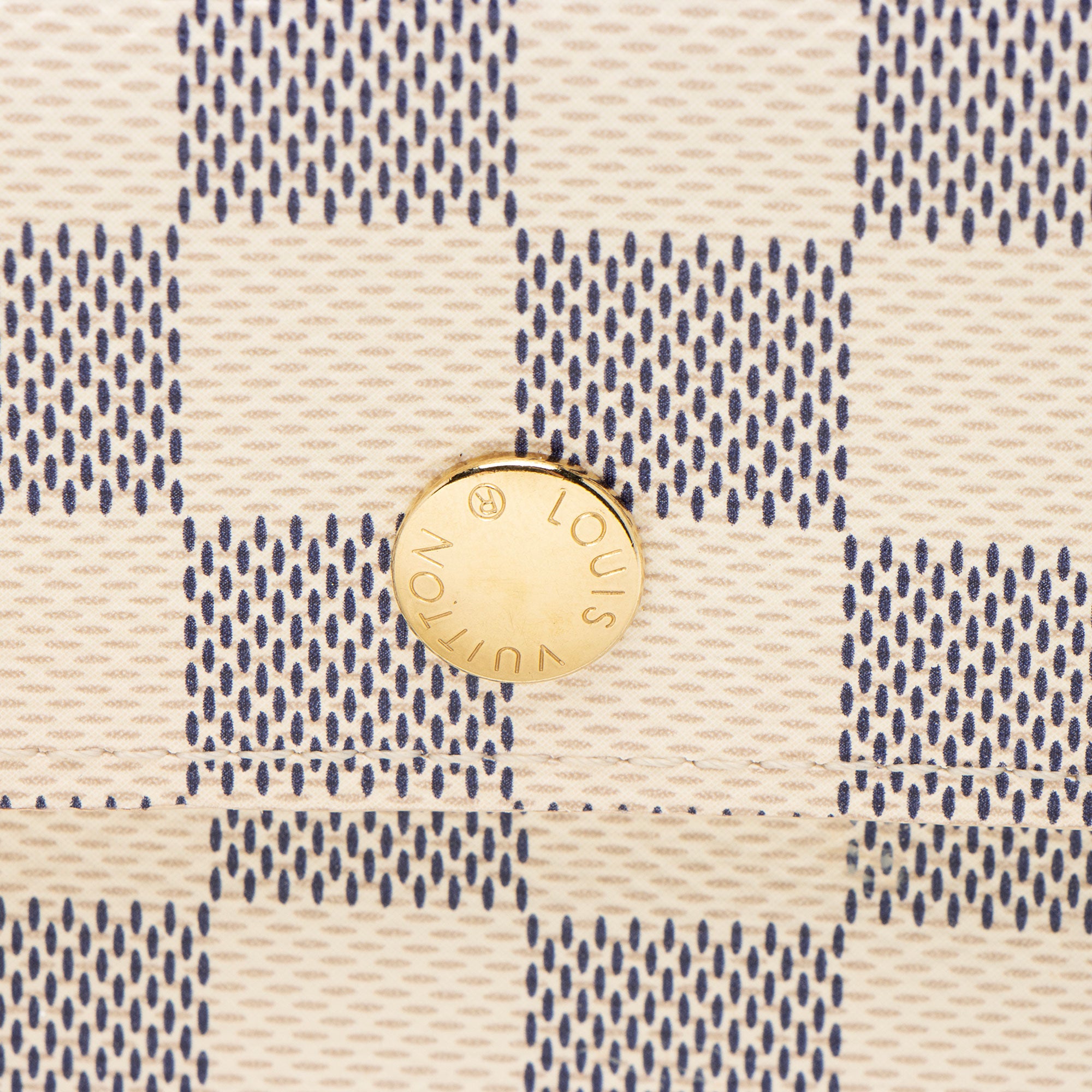 Louis Vuitton Damier Azur Alexandra Wallet (SHF-W0a6VV)