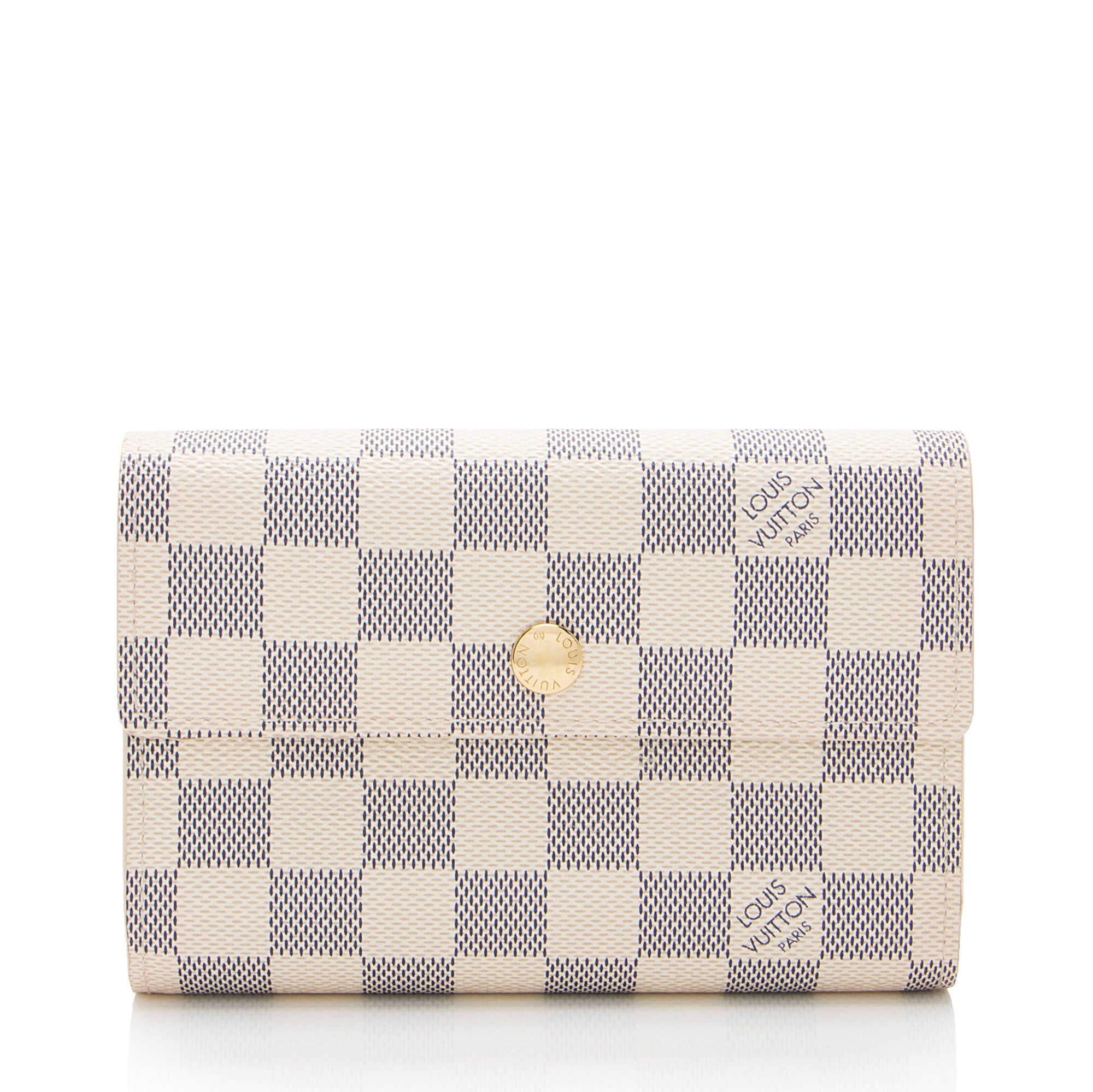 Louis Vuitton Damier Azur Alexandra Wallet (SHF-W0a6VV)