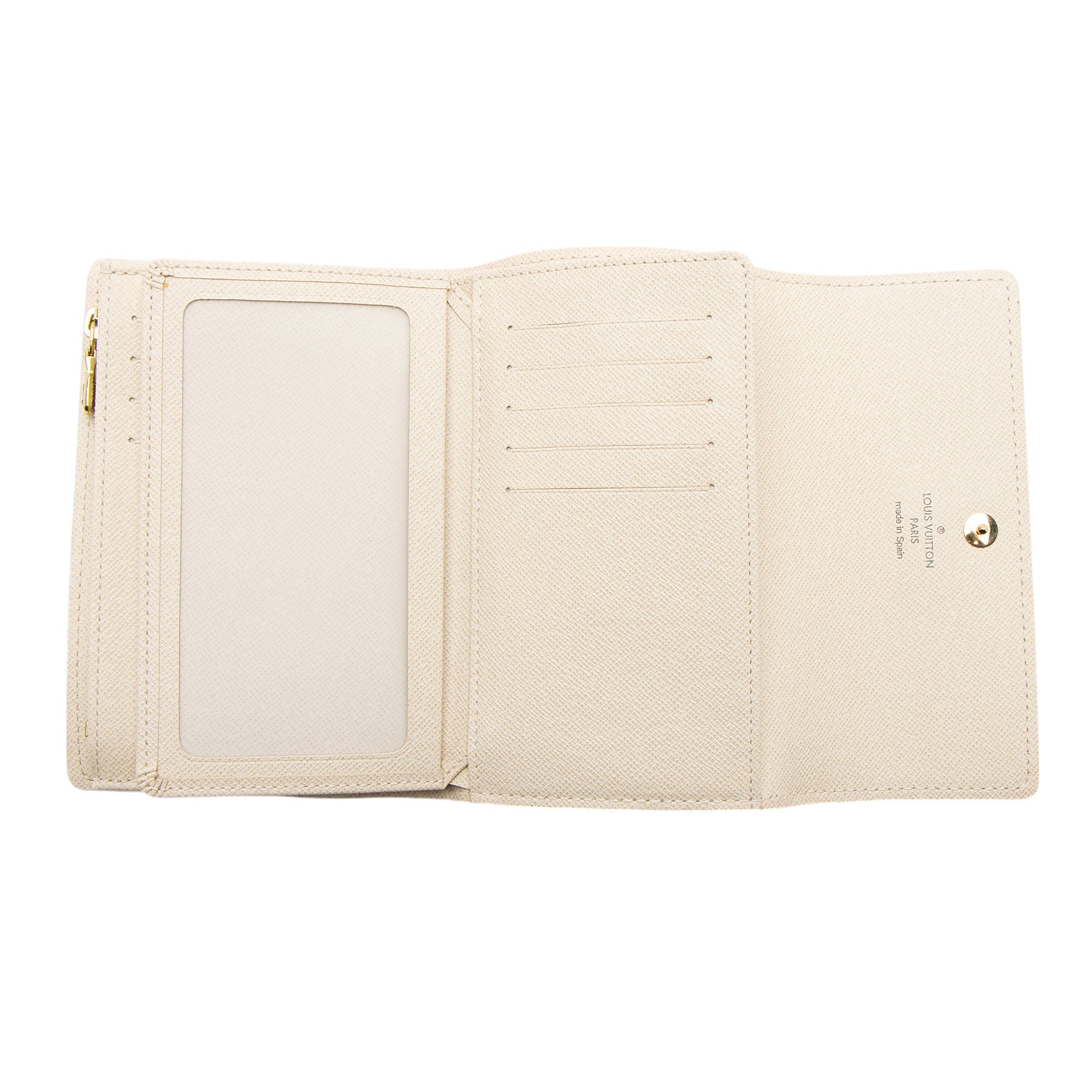 Louis Vuitton Damier Azur Alexandra Wallet (SHF-W0a6VV)