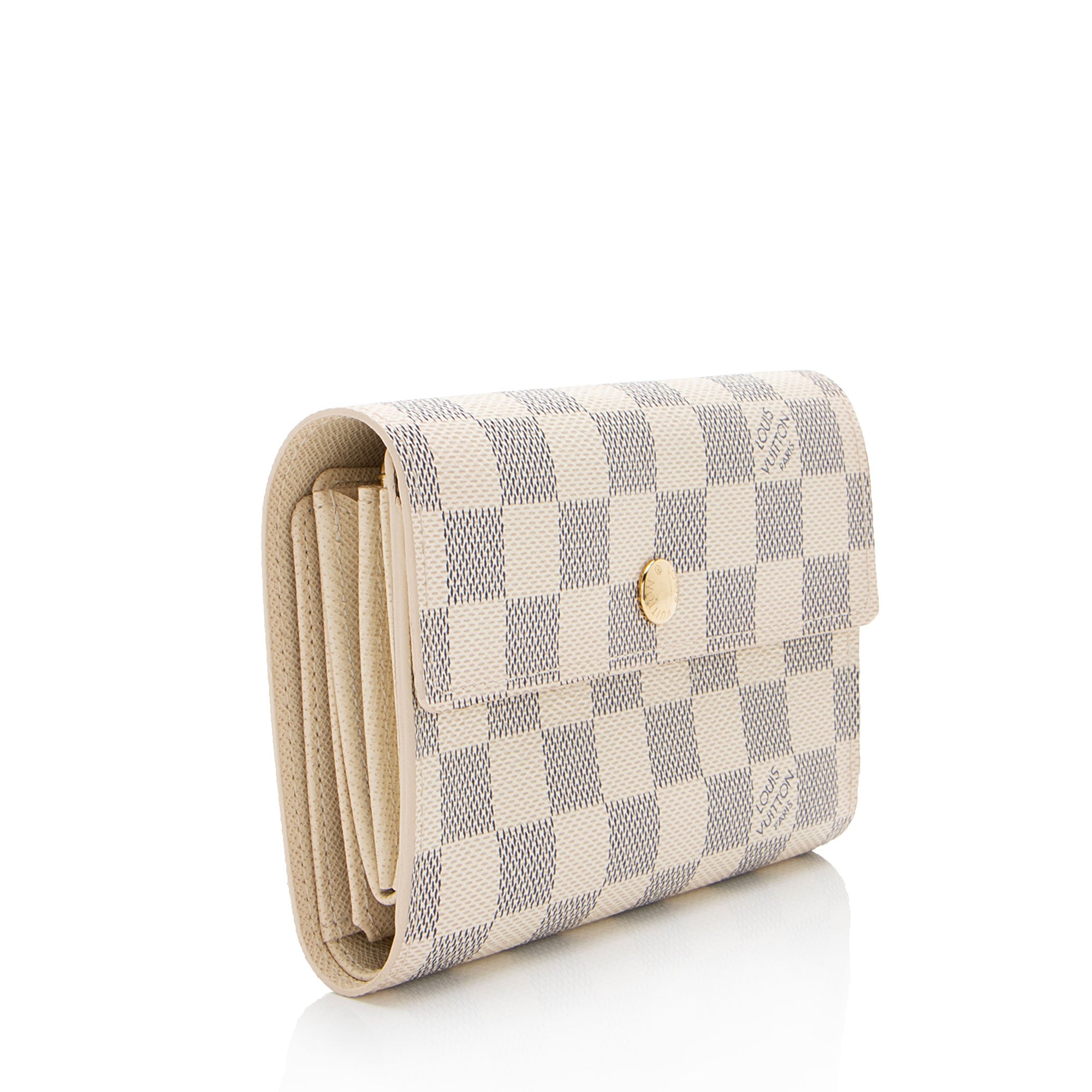 Louis Vuitton Damier Azur Alexandra Wallet (SHF-W0a6VV)