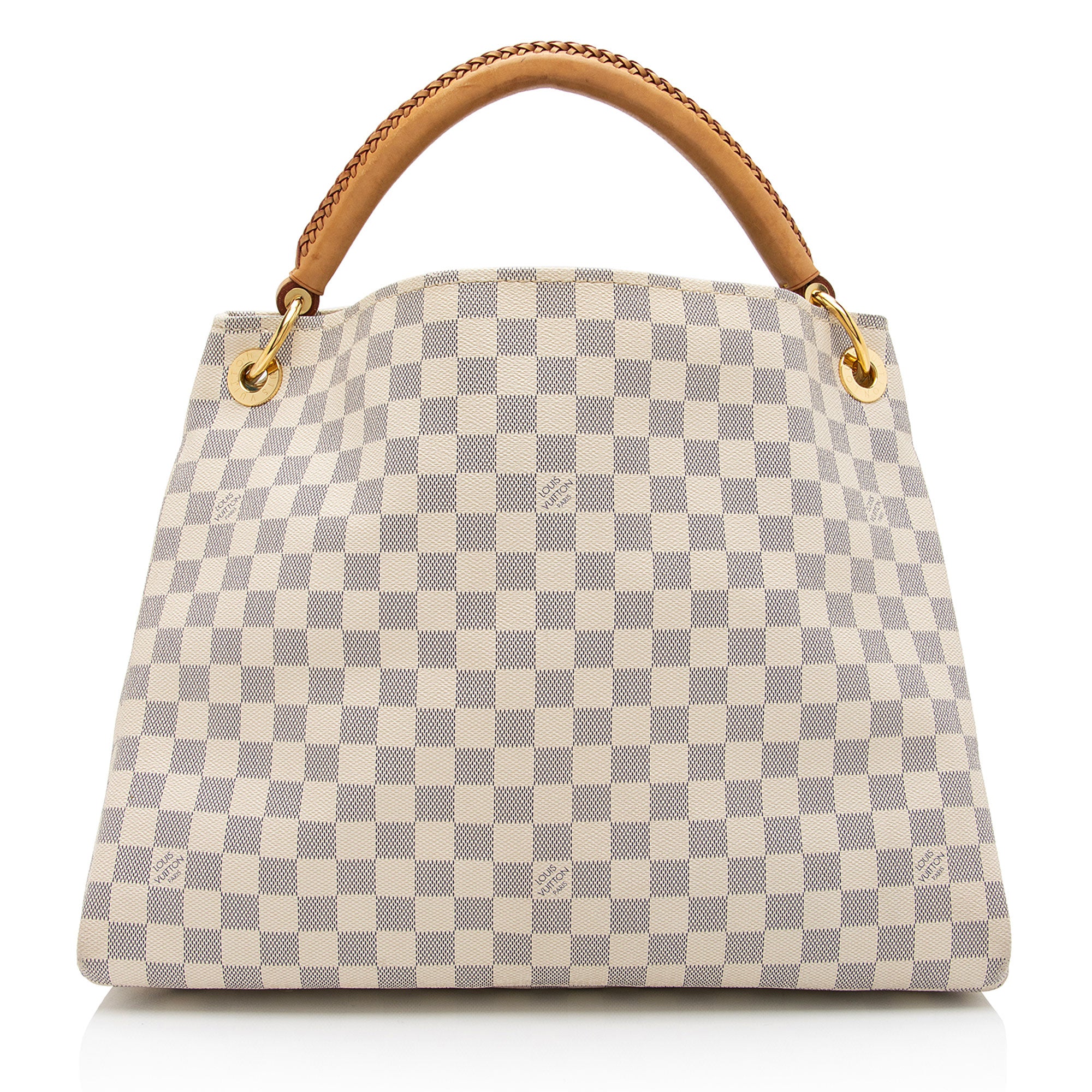 Louis Vuitton Damier Azur Artsy MM Shoulder Bag (SHF-2DoCfw)