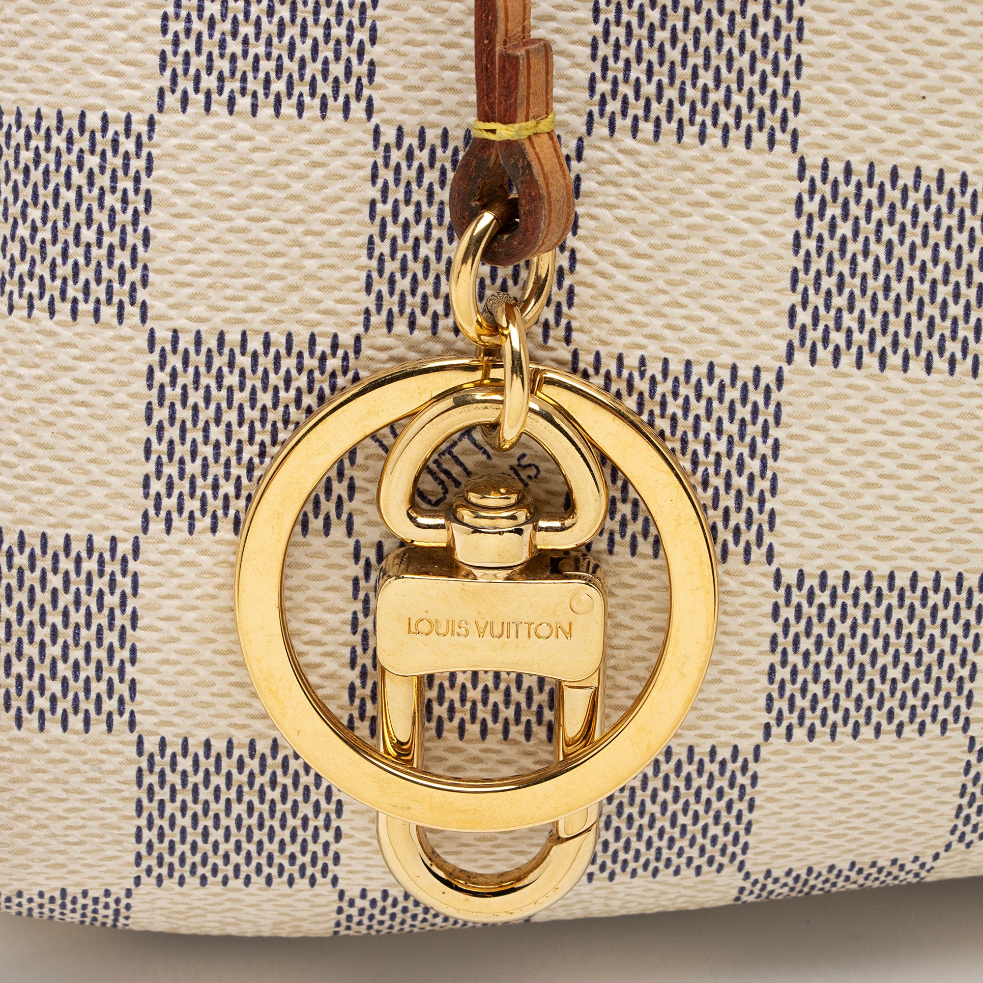 Louis Vuitton Damier Azur Artsy MM Shoulder Bag (SHF-2DoCfw)