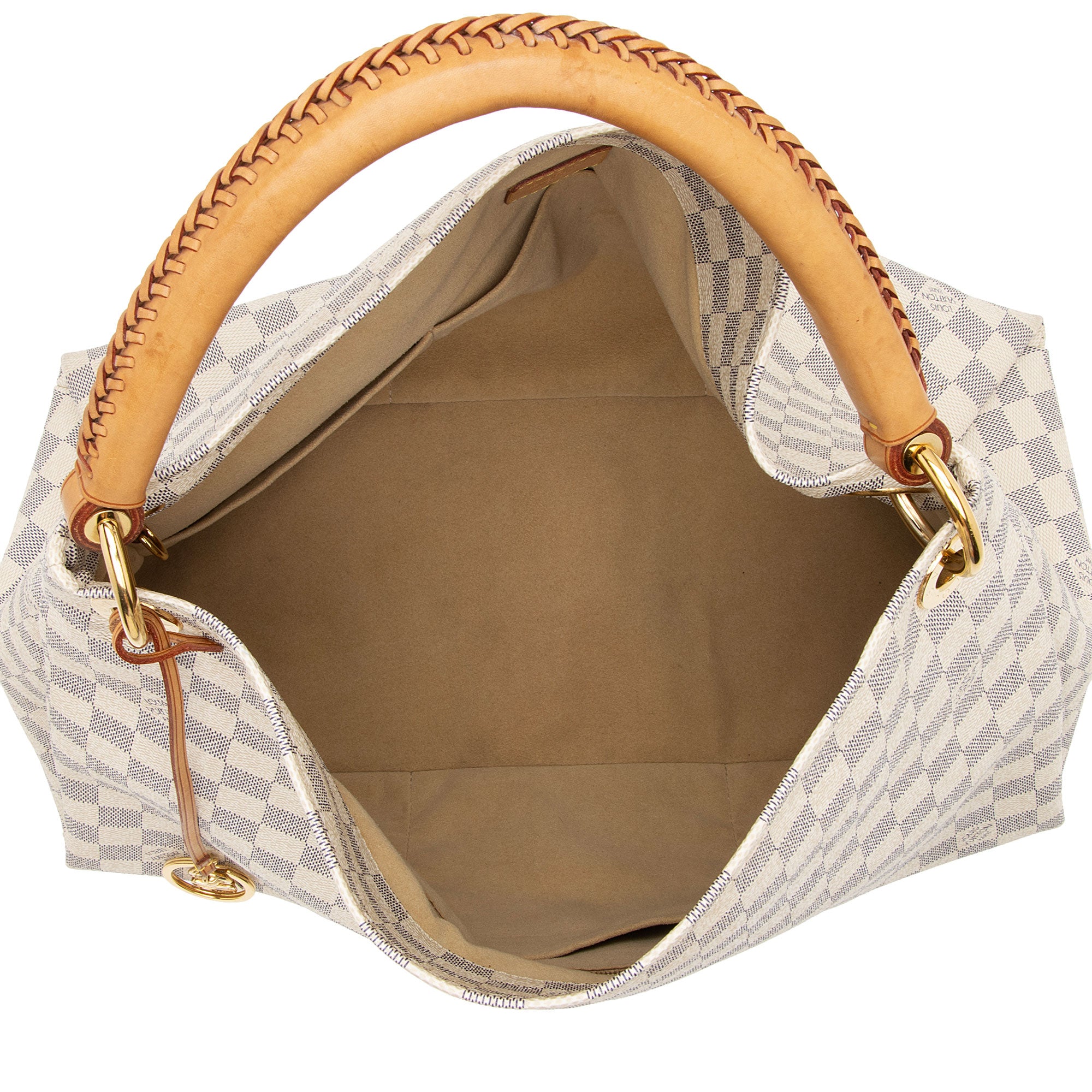 Louis Vuitton Damier Azur Artsy MM Shoulder Bag (SHF-2DoCfw)