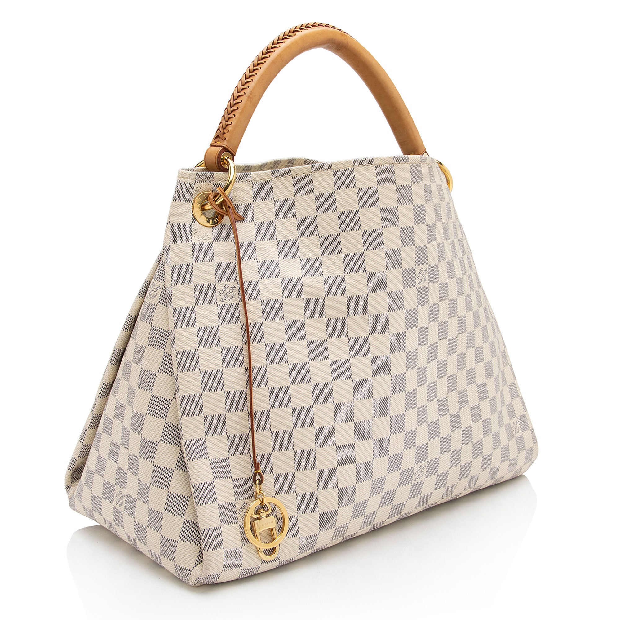 Louis Vuitton Damier Azur Artsy MM Shoulder Bag (SHF-2DoCfw)
