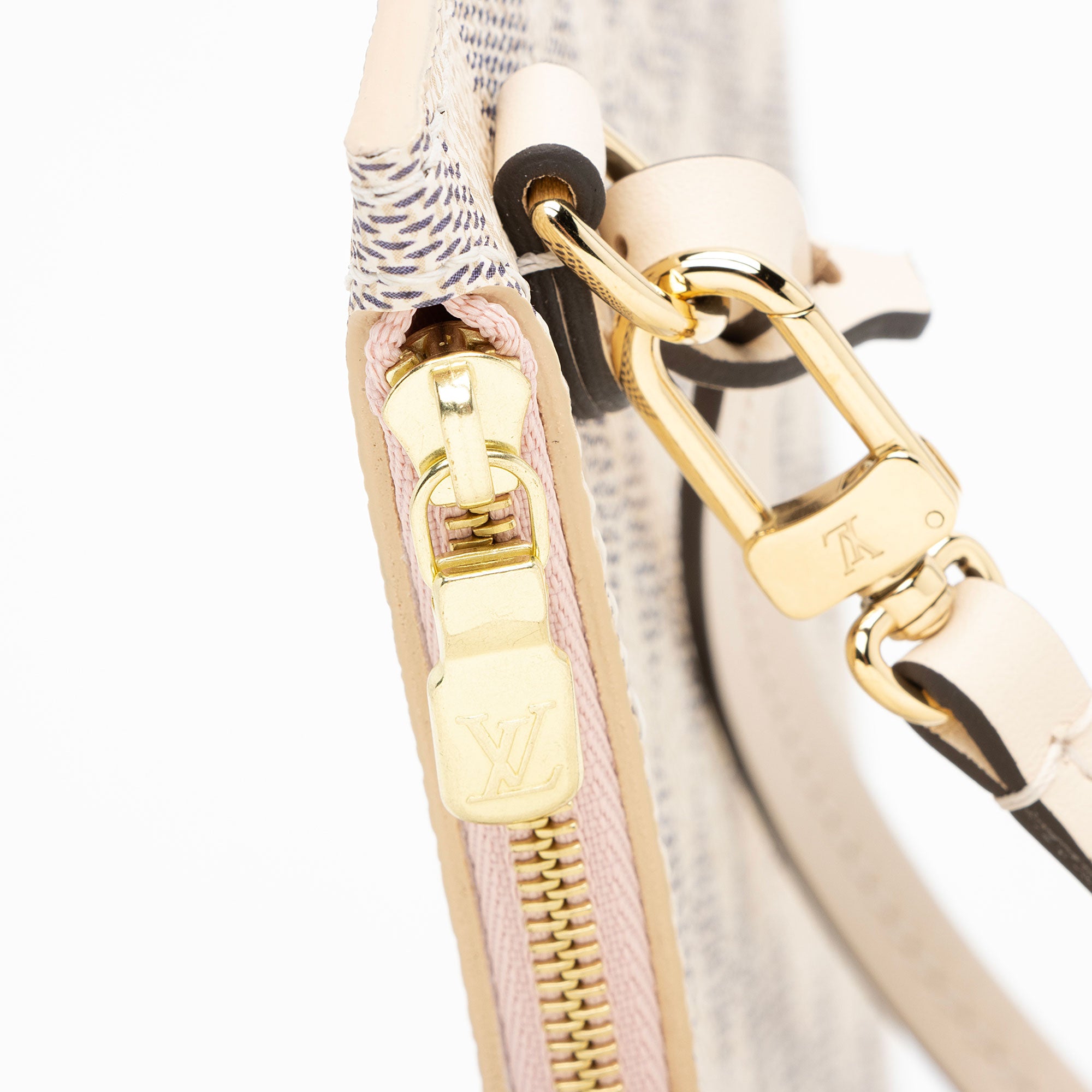 Louis Vuitton Damier Azur Braided Neverfull MM NM Pochette