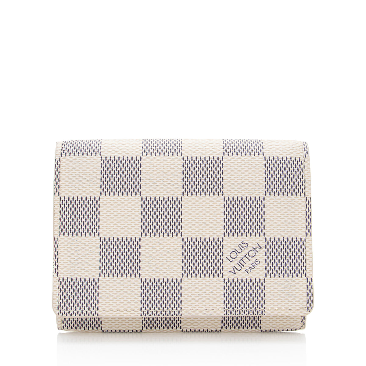 Louis Vuitton Damier Azur Business Card Holder (SHF-ab4hgL) Louis Vuitton Damier Azur Cardholder main image 0