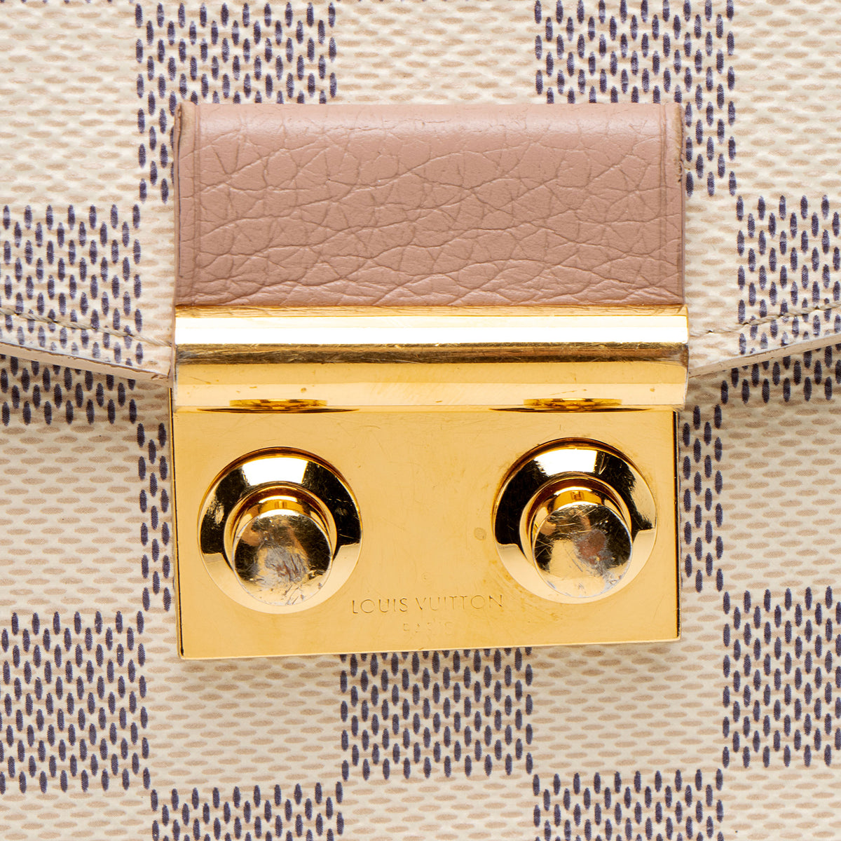 Louis Vuitton Damier Azur Croisette Chain Wallet