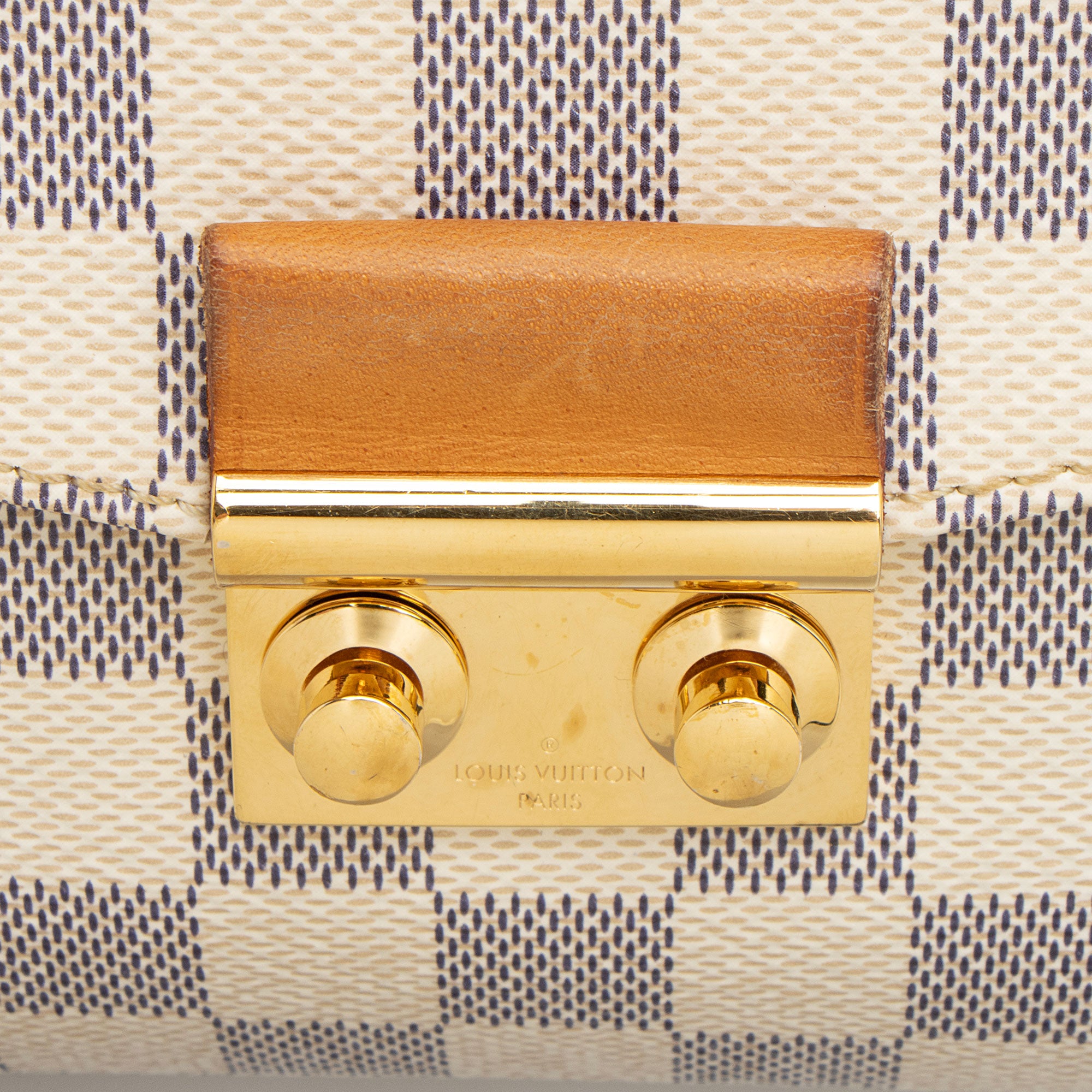 Louis Vuitton Damier Azur Croisette Shoulder Bag (SHF-crwpX0)