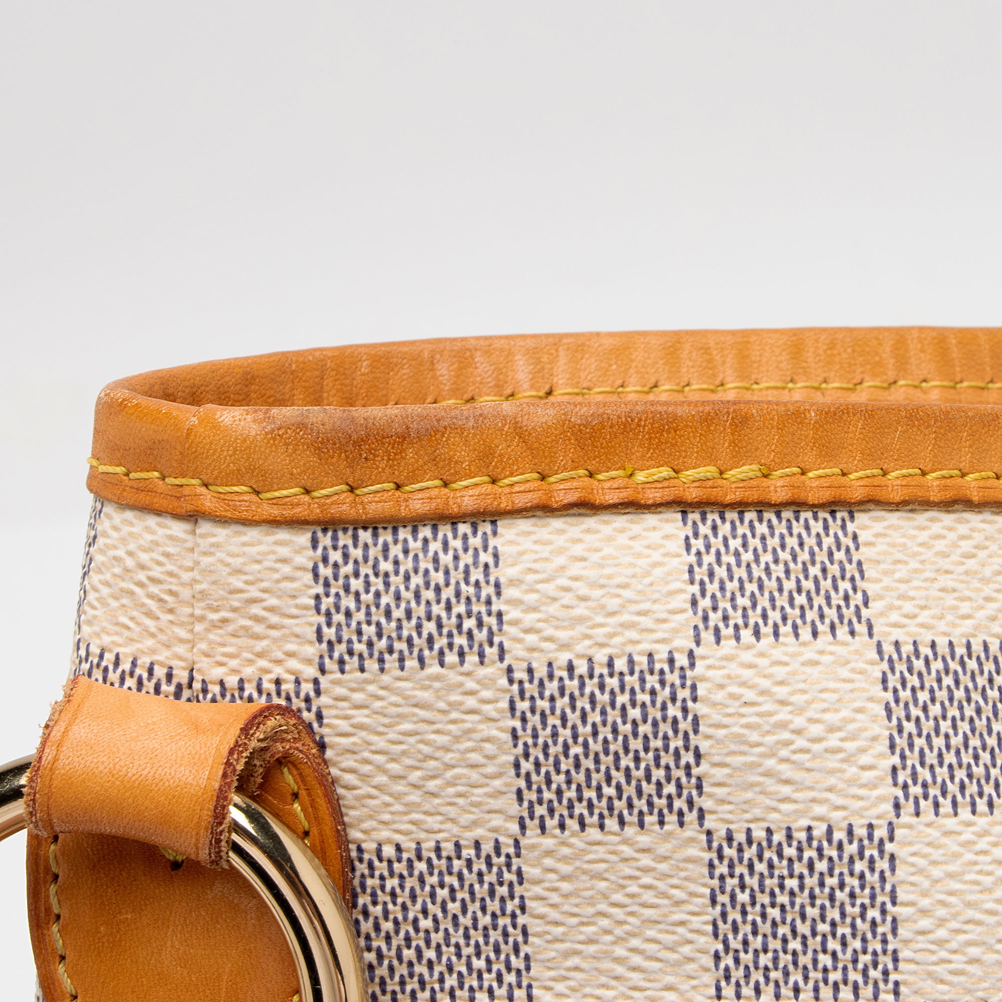 Louis Vuitton Damier Azur Delightful MM Shoulder Bag (SHF-71WTjj)