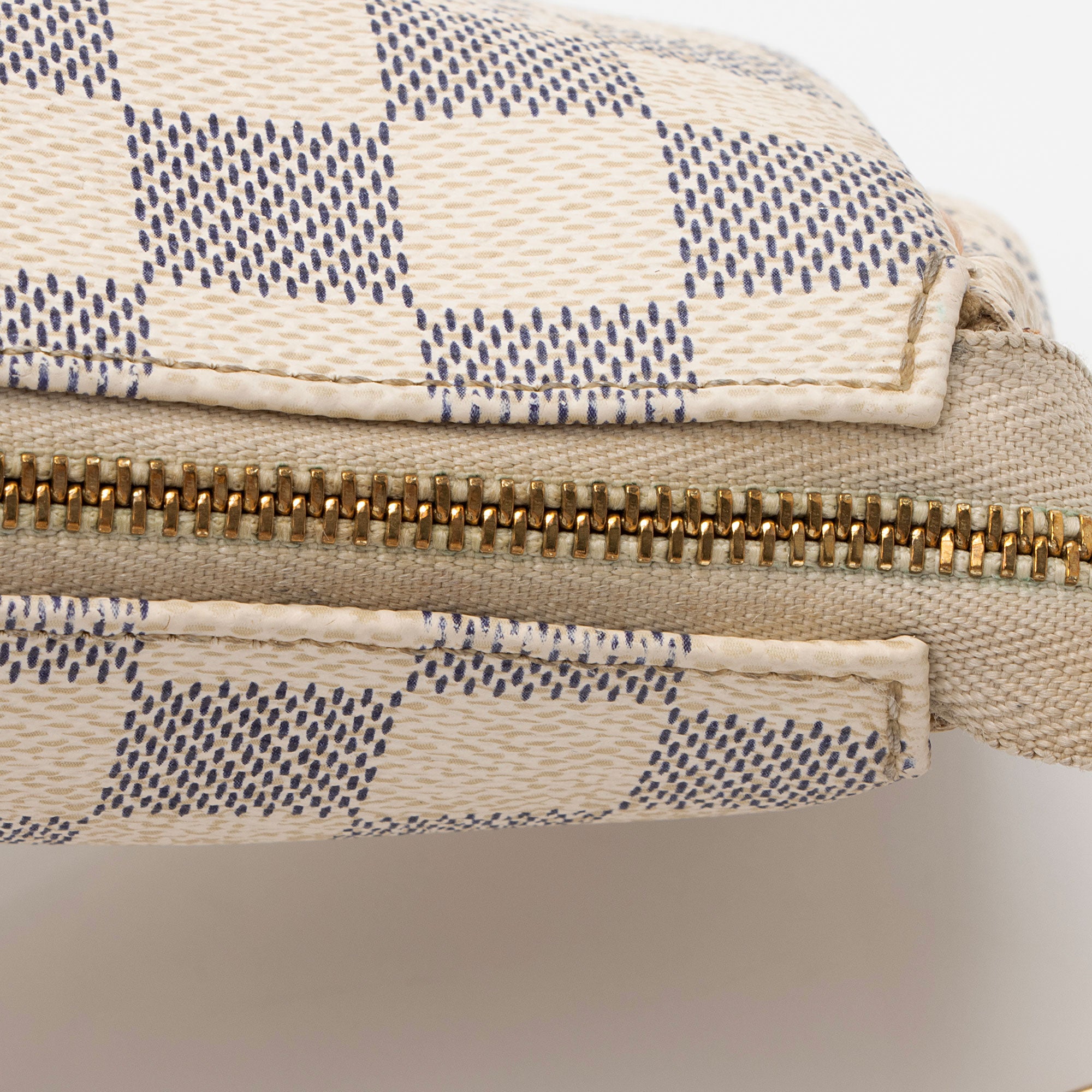 Louis Vuitton Damier Azur Eva Clutch (SHF-71oMG7)