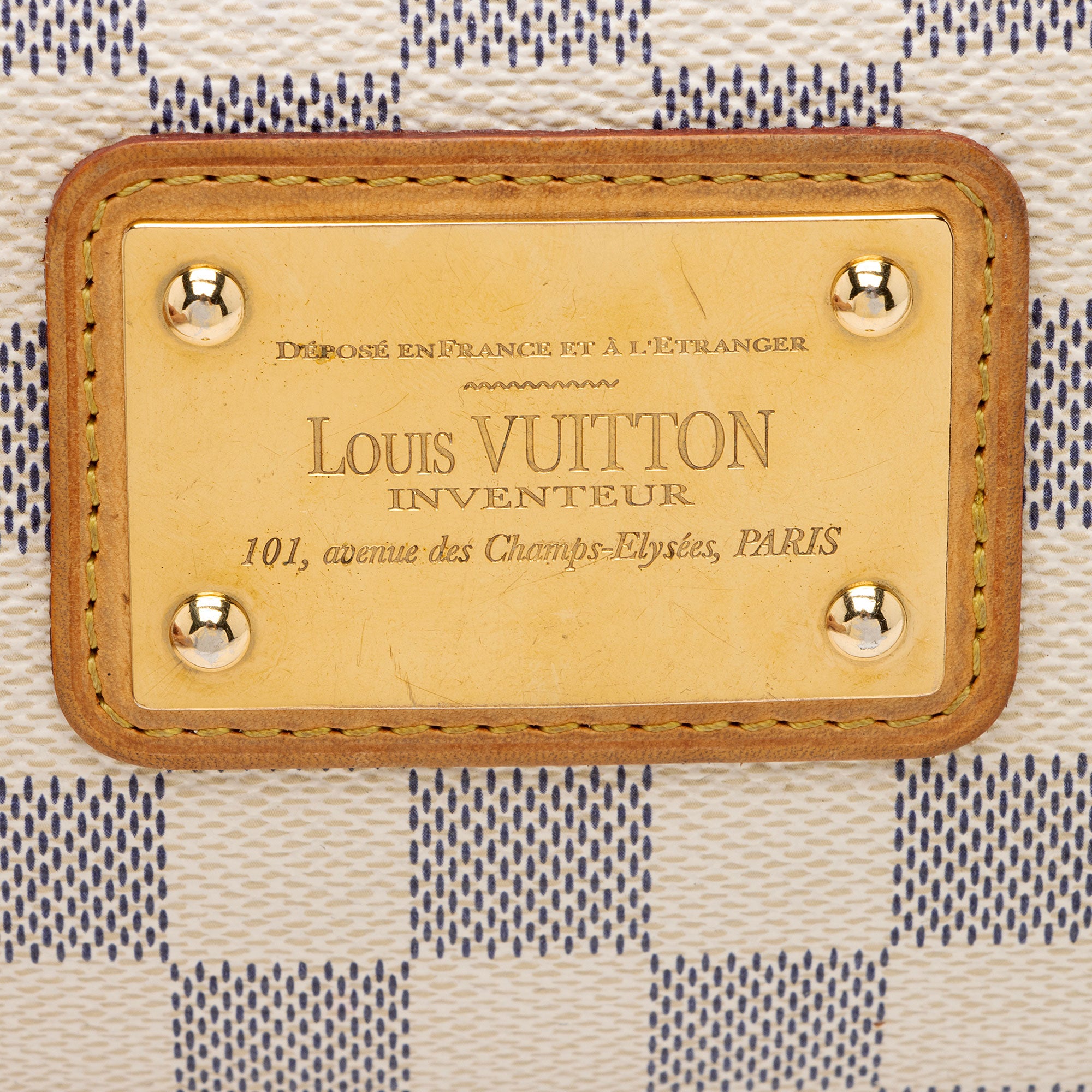 Louis Vuitton Damier Azur Eva Clutch (SHF-71oMG7)