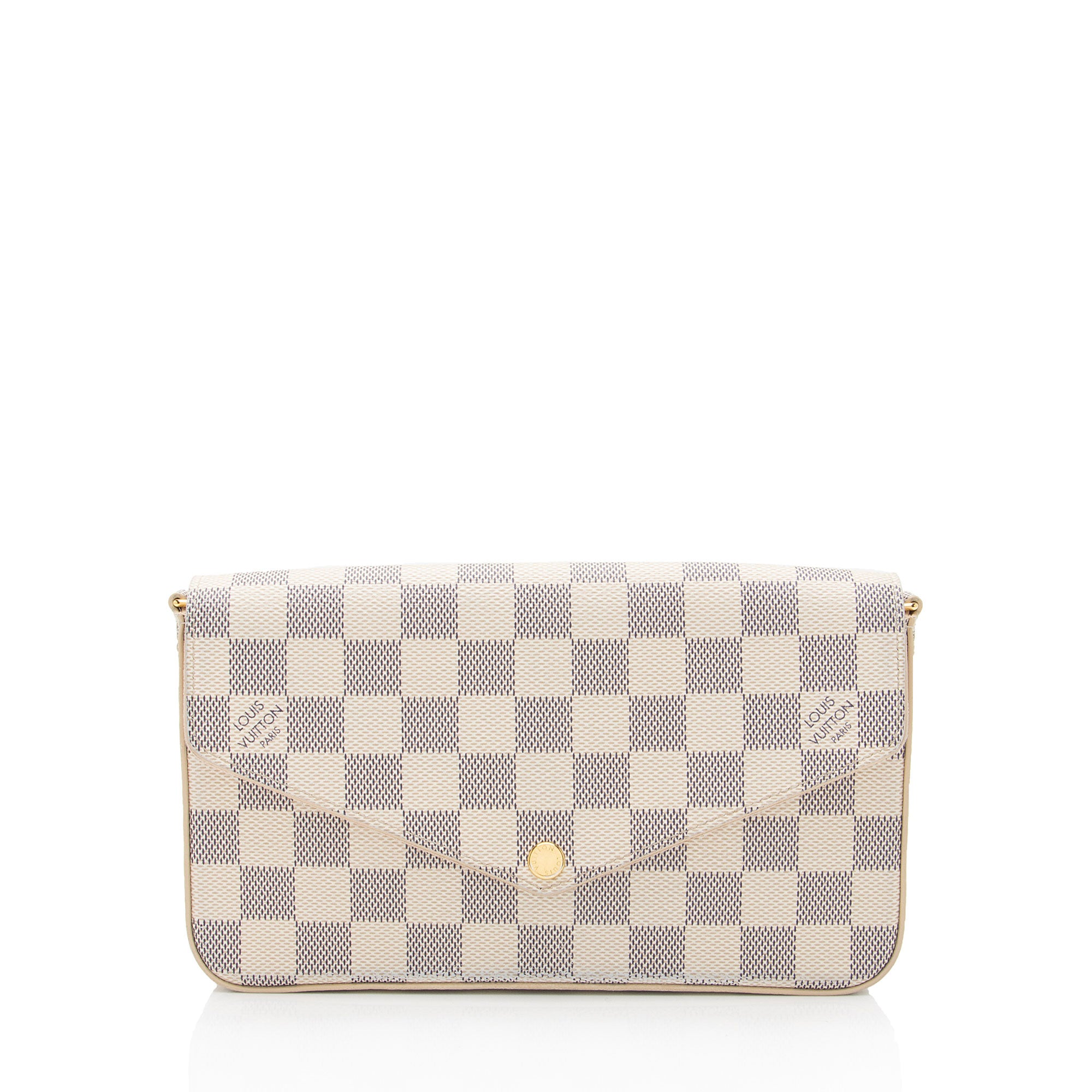Louis Vuitton Damier Azur Felicie Pochette - FINAL SALE (SHF-z9jSY5)