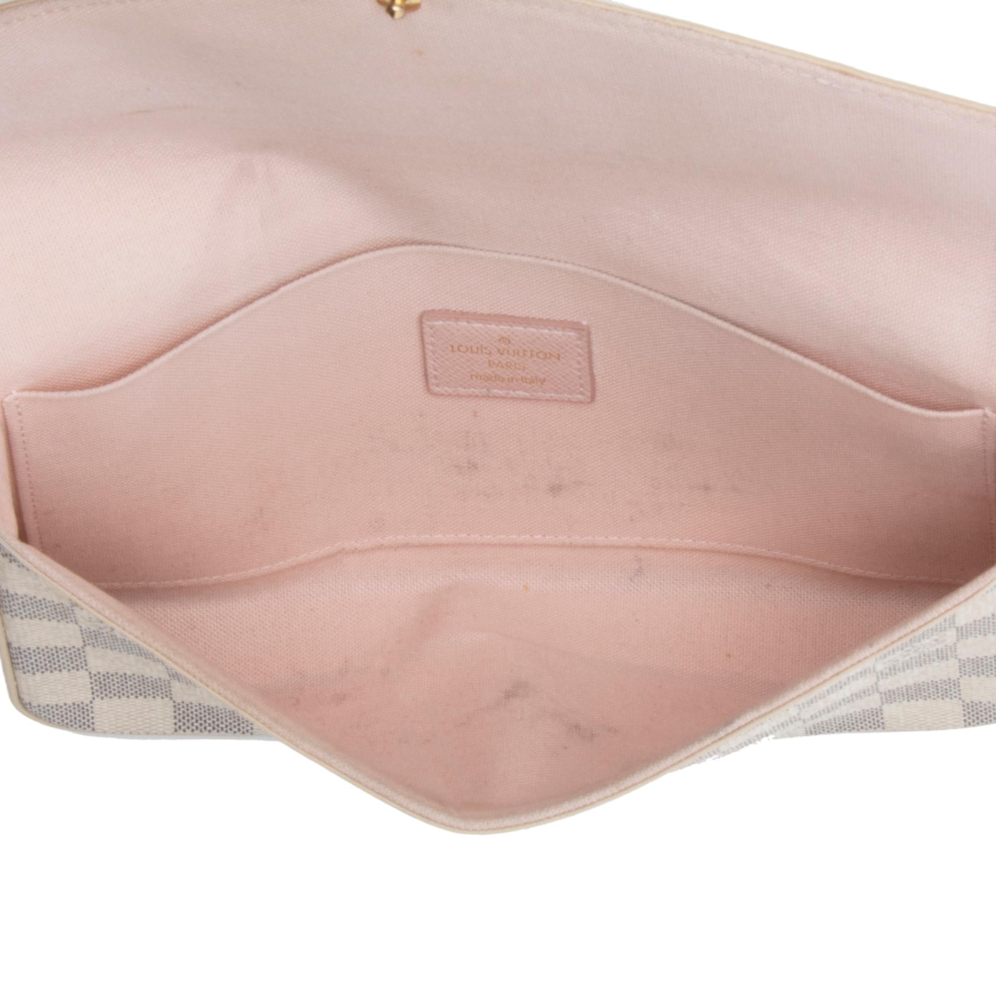 Louis Vuitton Damier Azur Felicie Pochette (SHF-PbG3In)