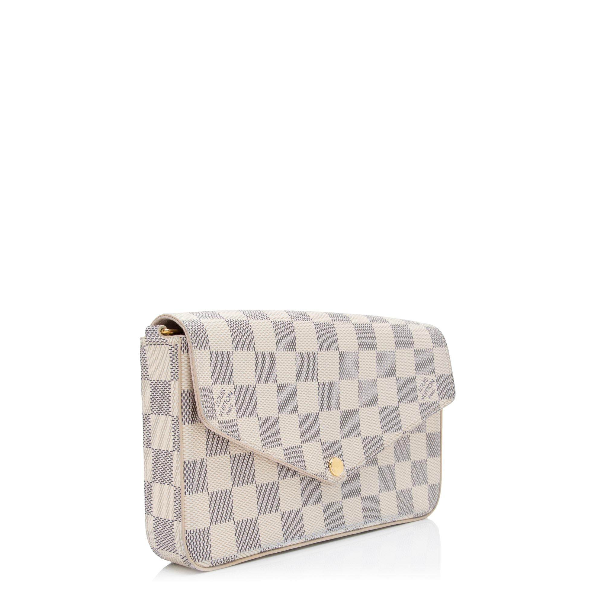 Louis Vuitton Damier Azur Felicie Pochette (SHF-PbG3In)