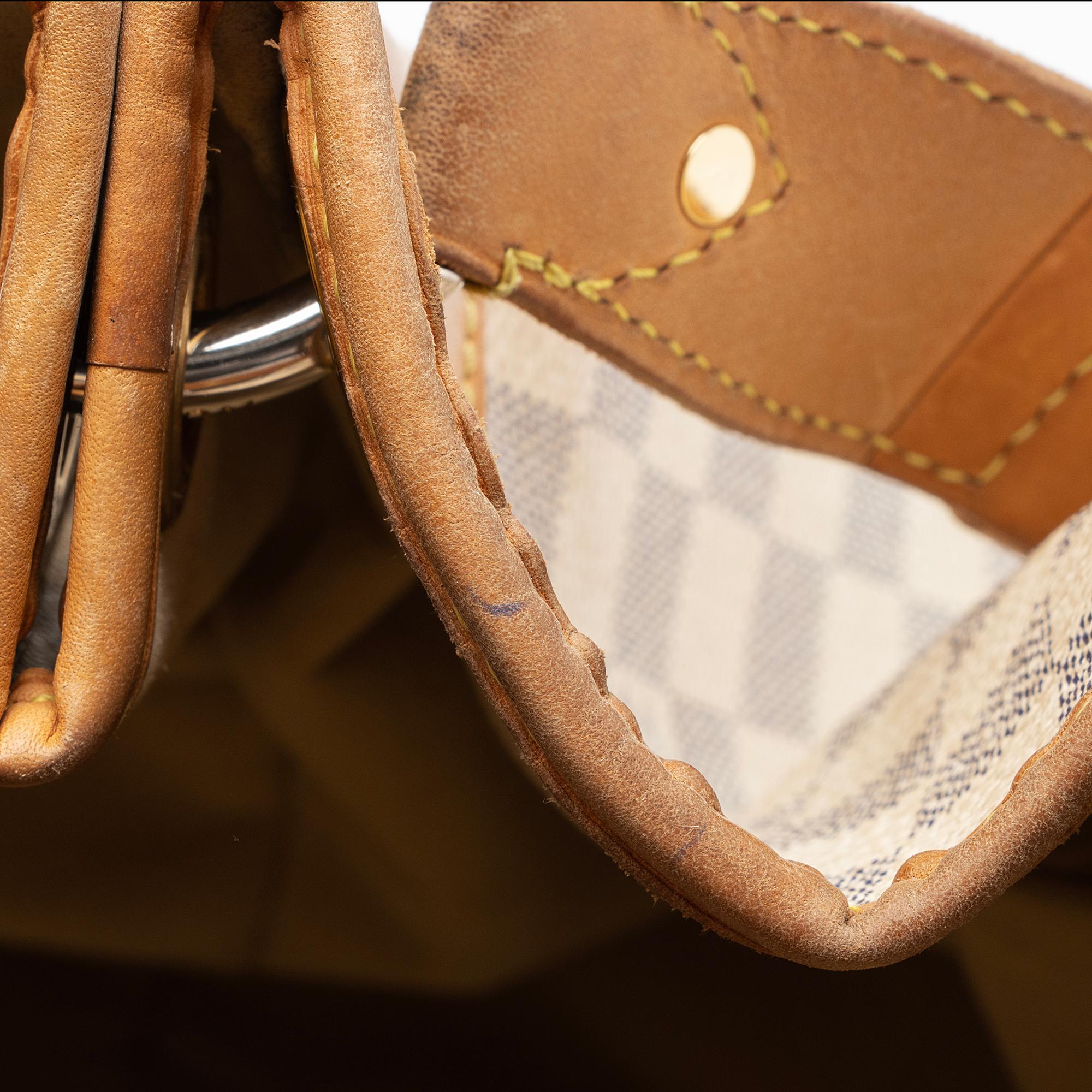 Louis Vuitton Damier Azur Galliera GM Shoulder Bag (SHF-4A1bk9)