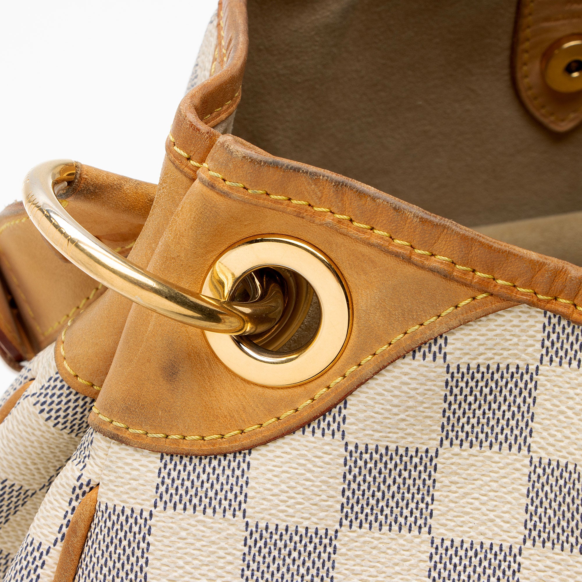 Louis Vuitton Damier Azur Galliera PM Shoulder Bag (SHF-02O8aJ)