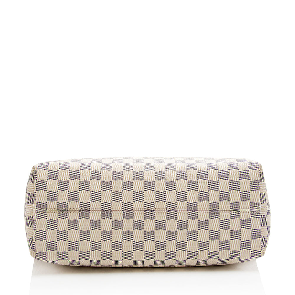 Louis Vuitton Damier Azur Graceful MM Hobo (SHF-q1zhQp)